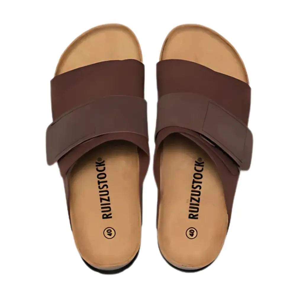 Salerno Sandals - Dark Brown