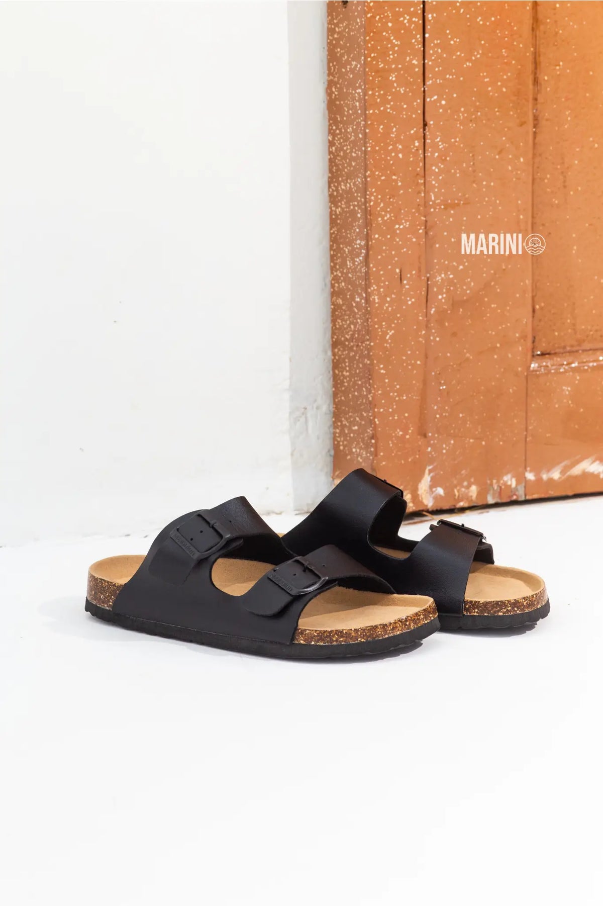 Maibulun Leather Sandals - Black