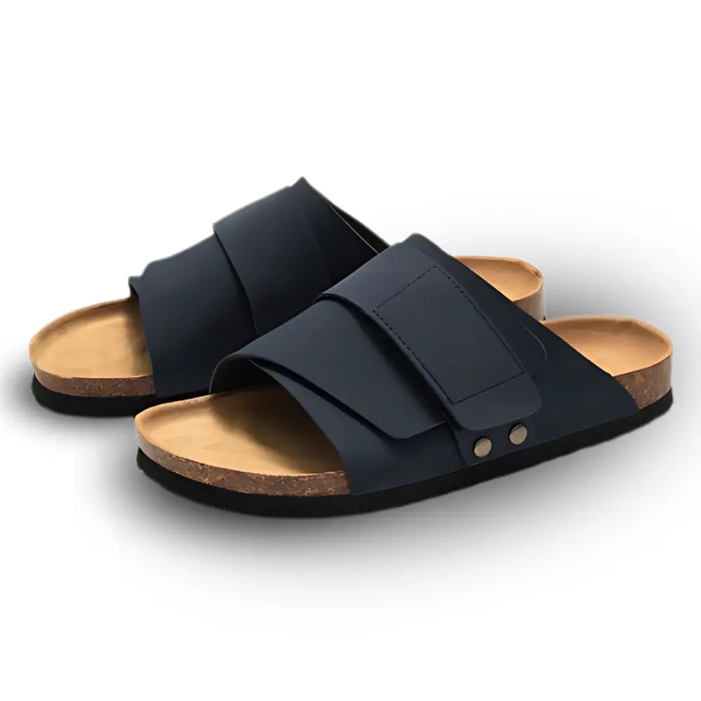 Salerno Sandals - Dark Blue