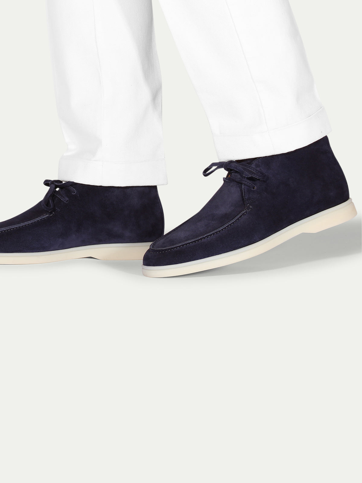Navy Suede Cortina Boot