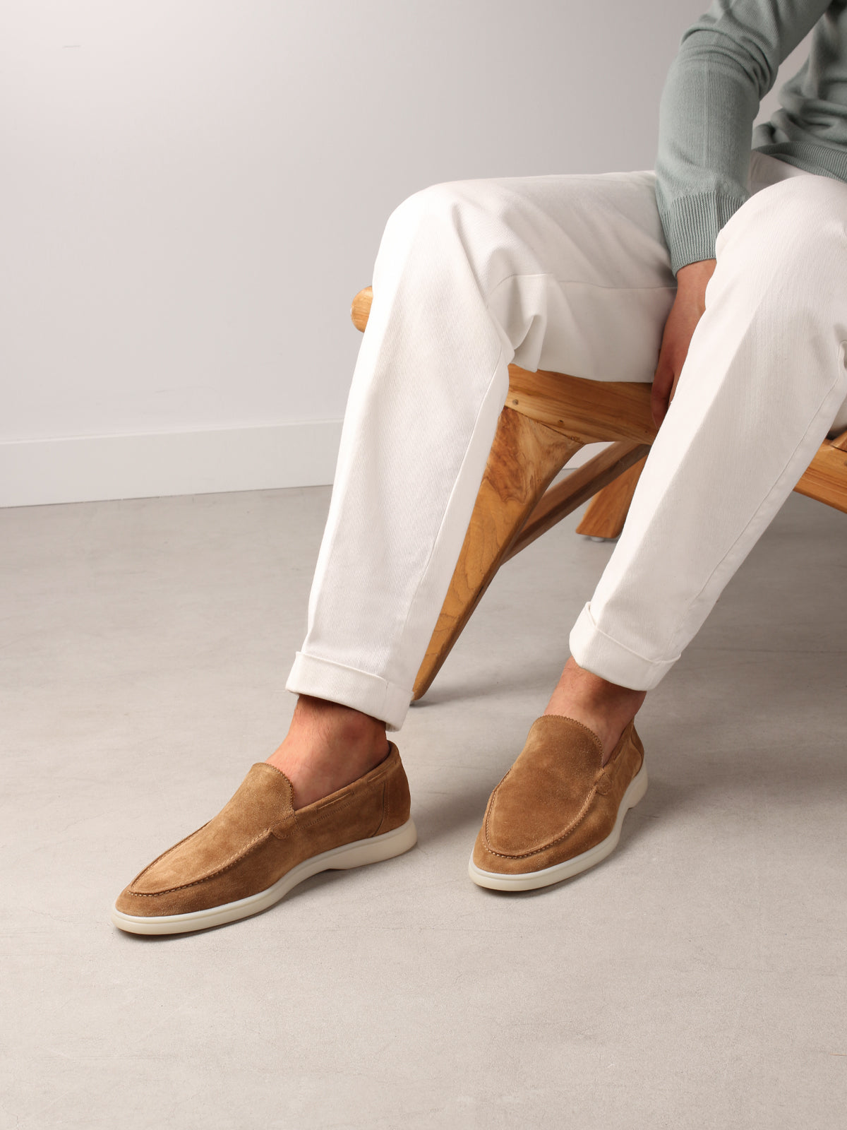 Beige Marina Loafers
