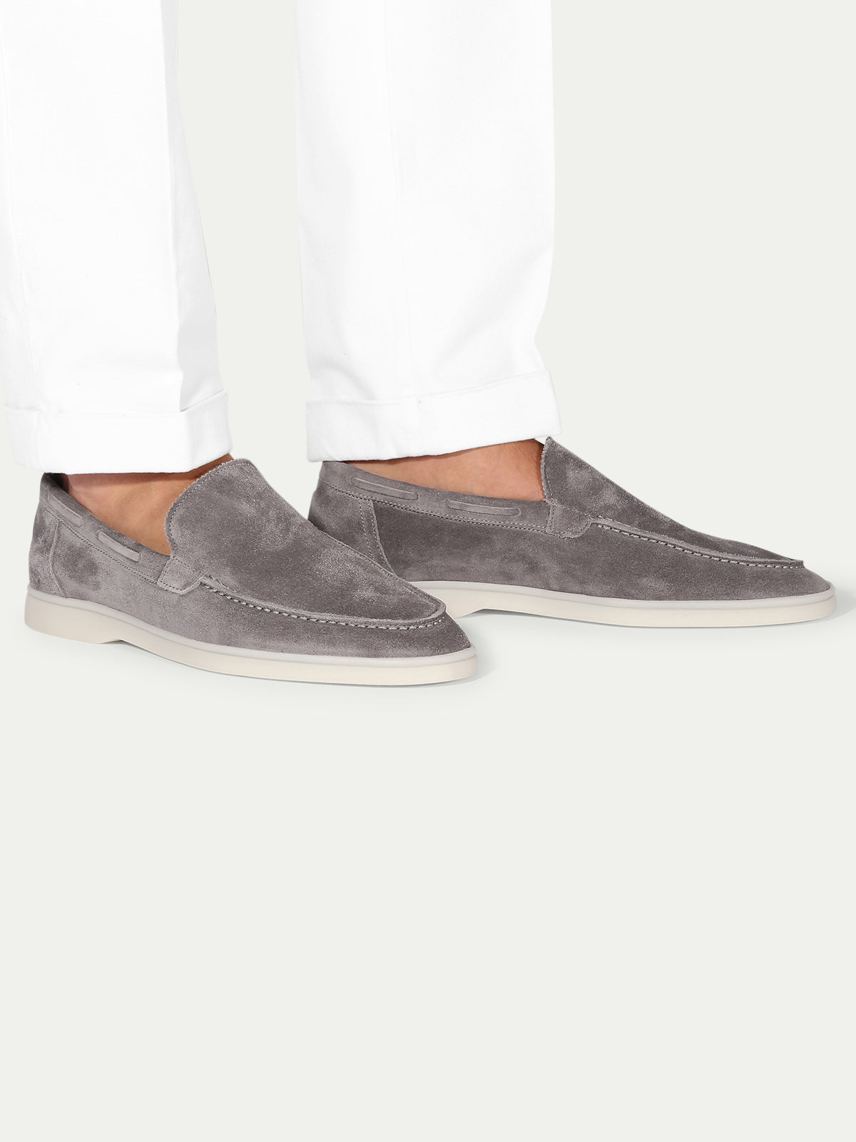 Grey Marina Loafers