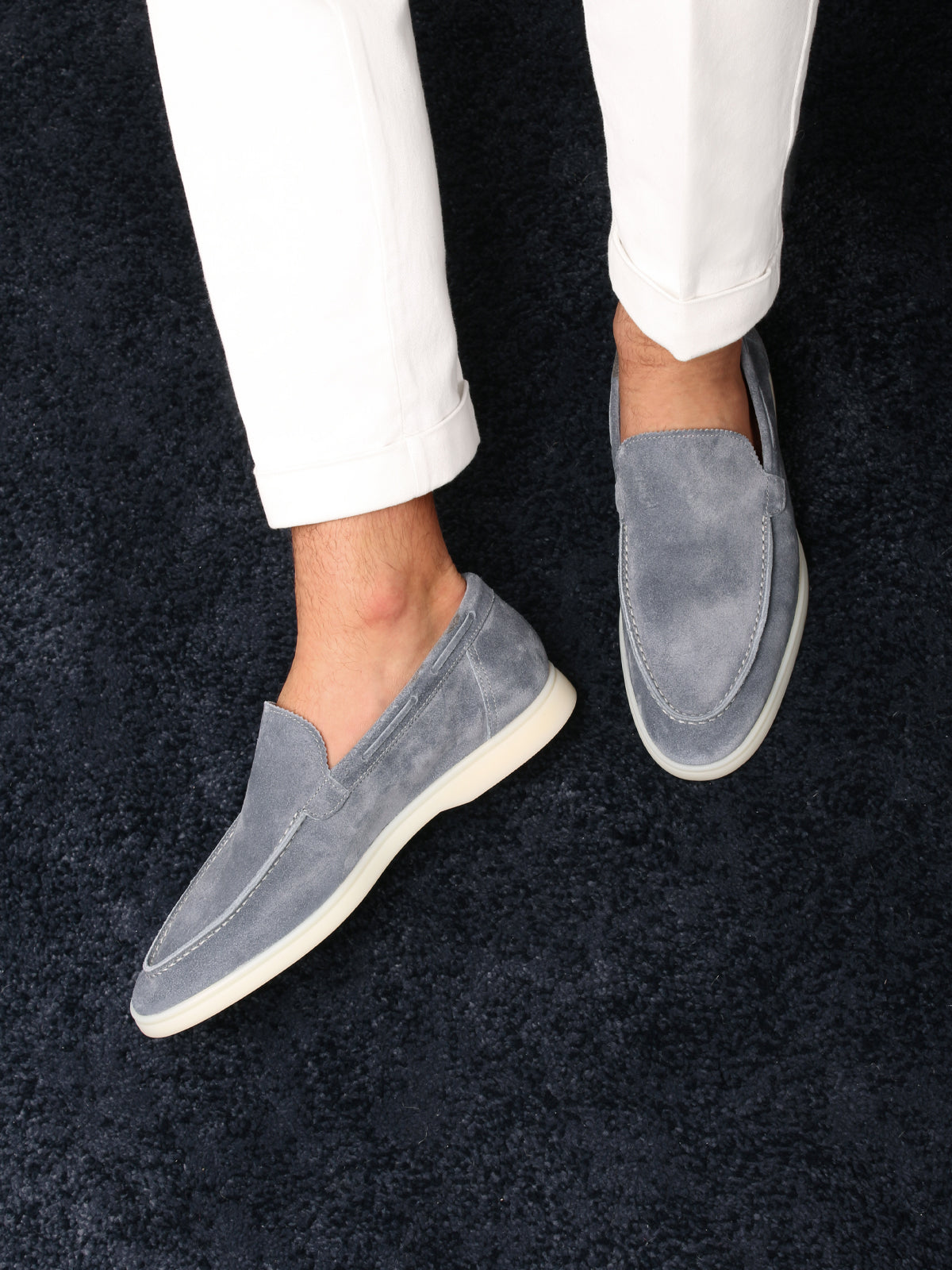 Light Blue Marina Loafers