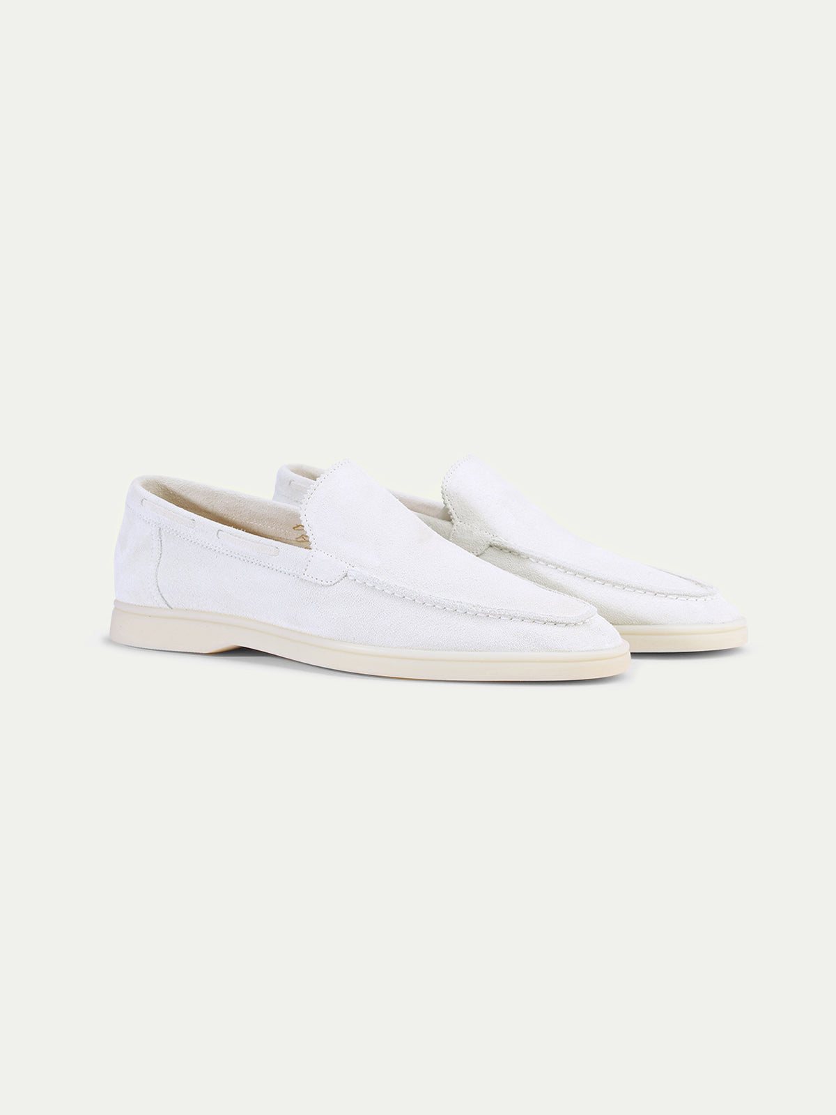 White Marina Loafers