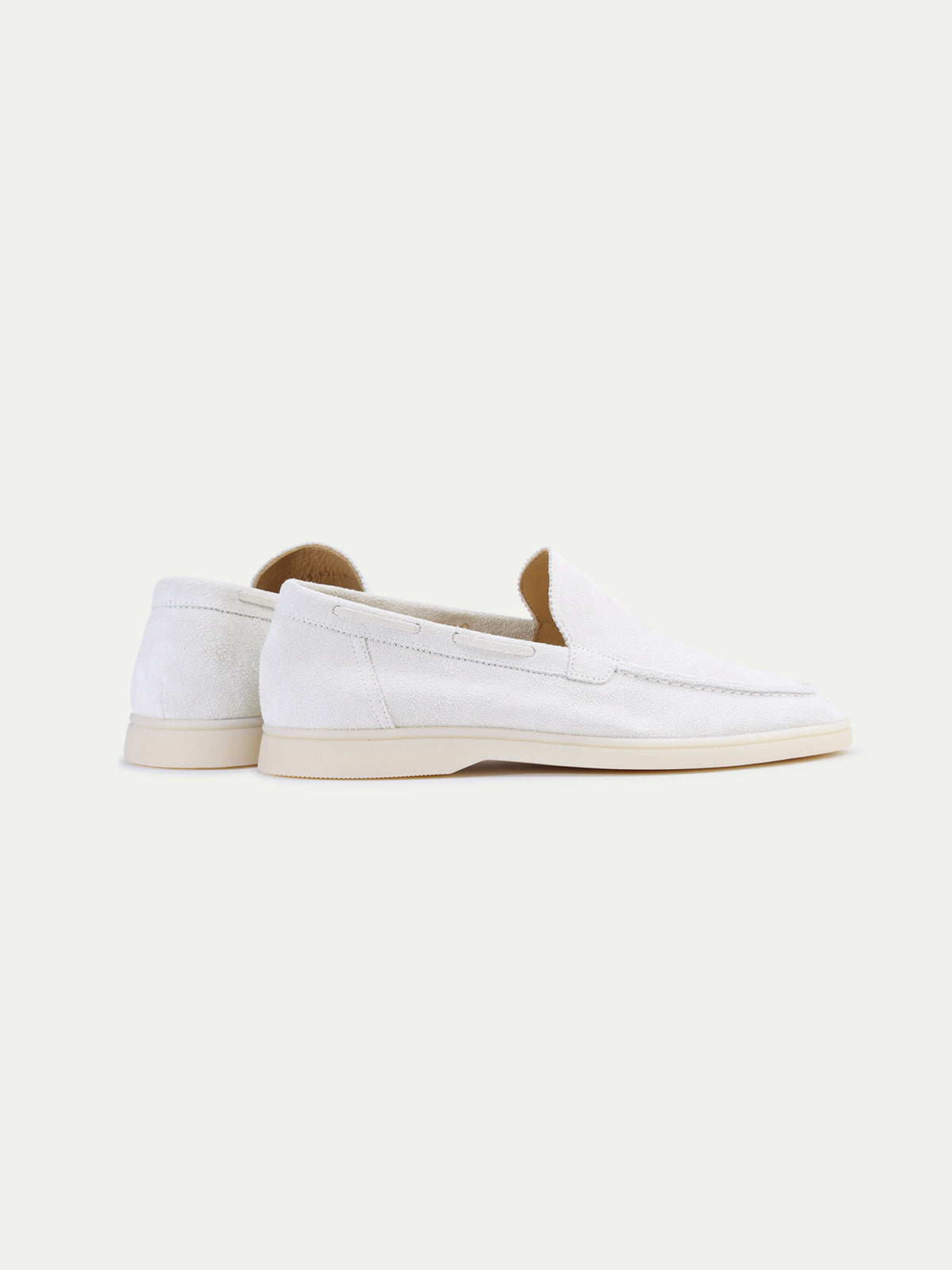 White Marina Loafers