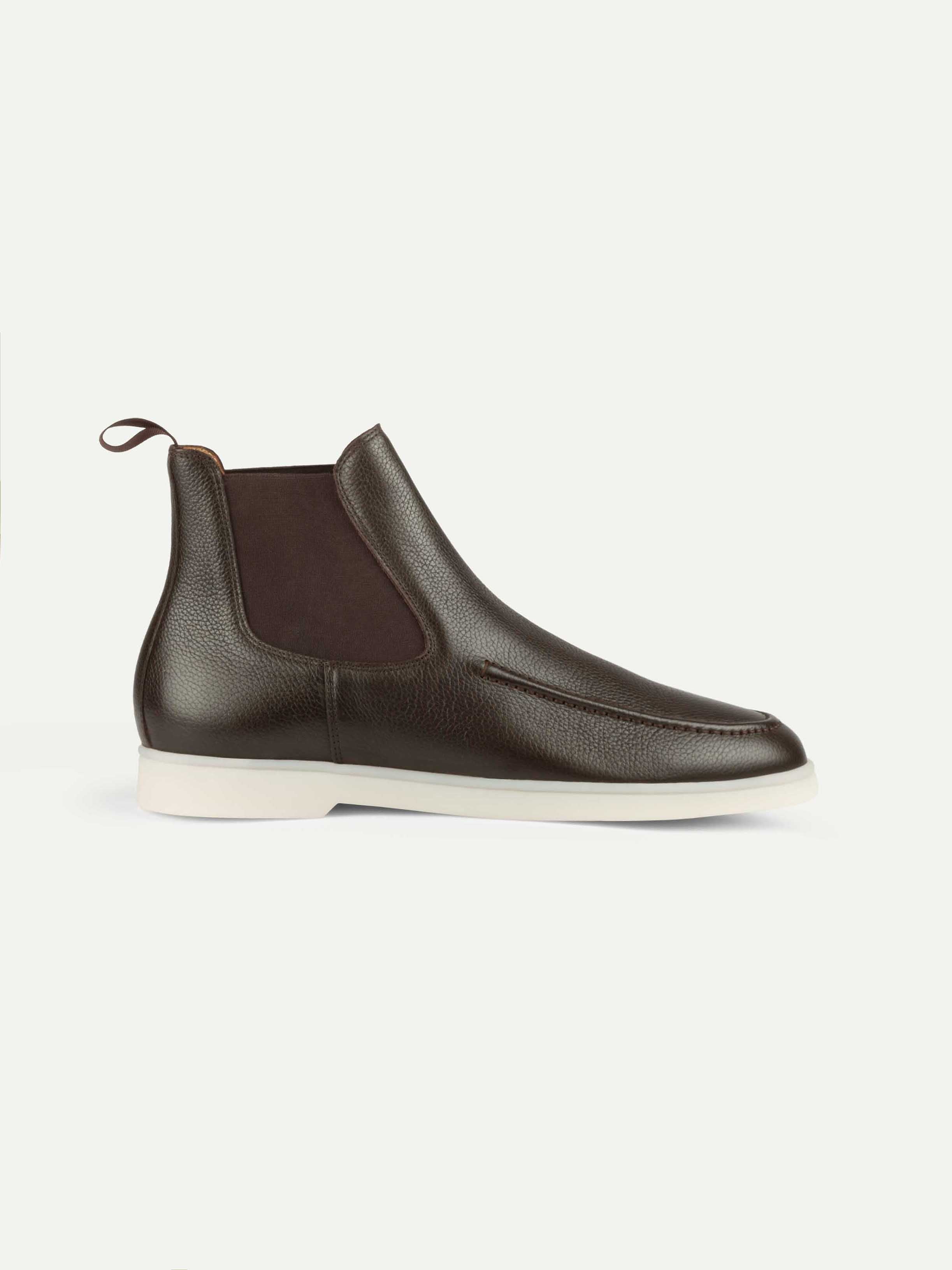 Belviso Chelsea Boots Brown Grain