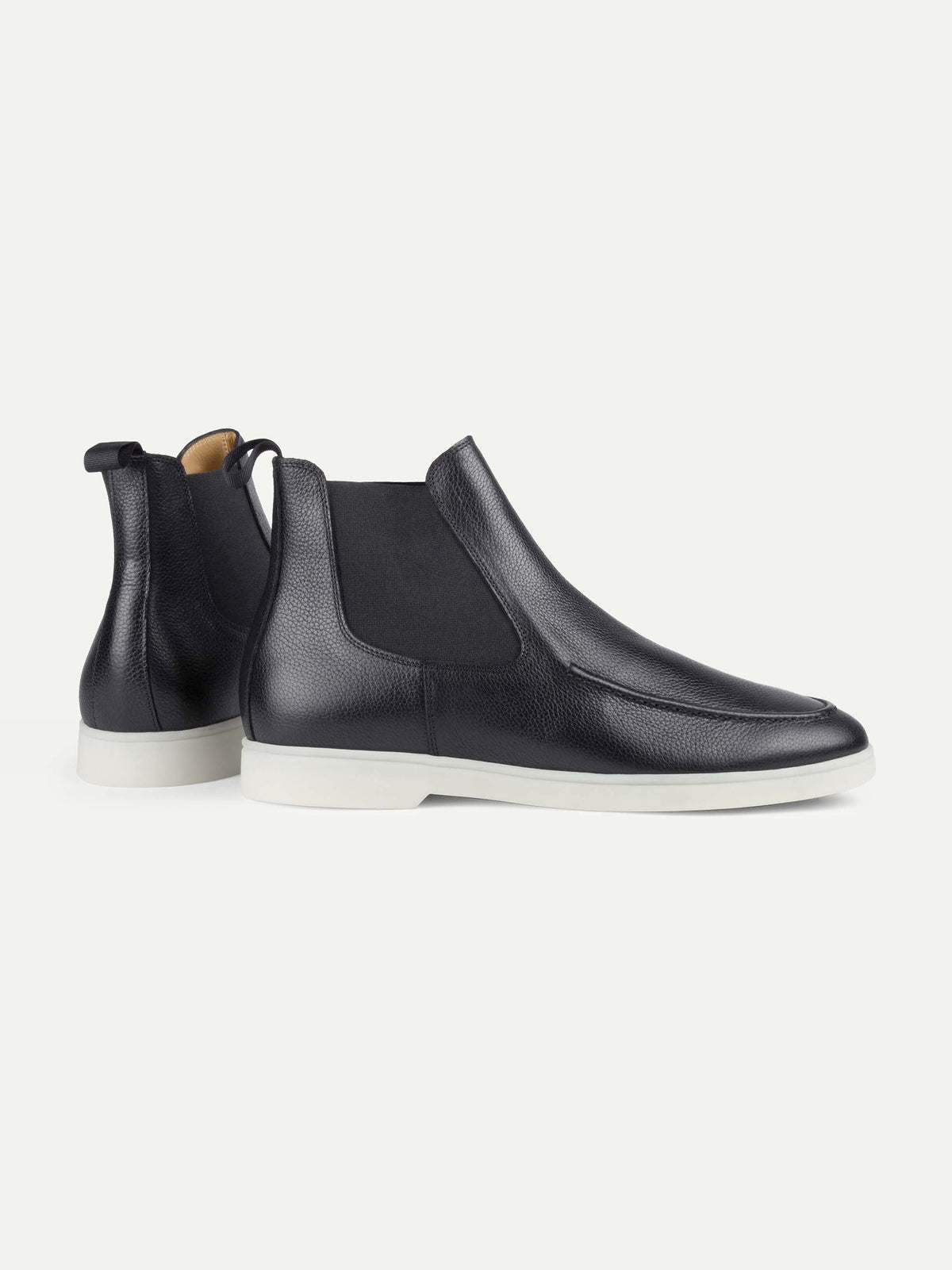 Belviso Chelsea Boots Navy Grain