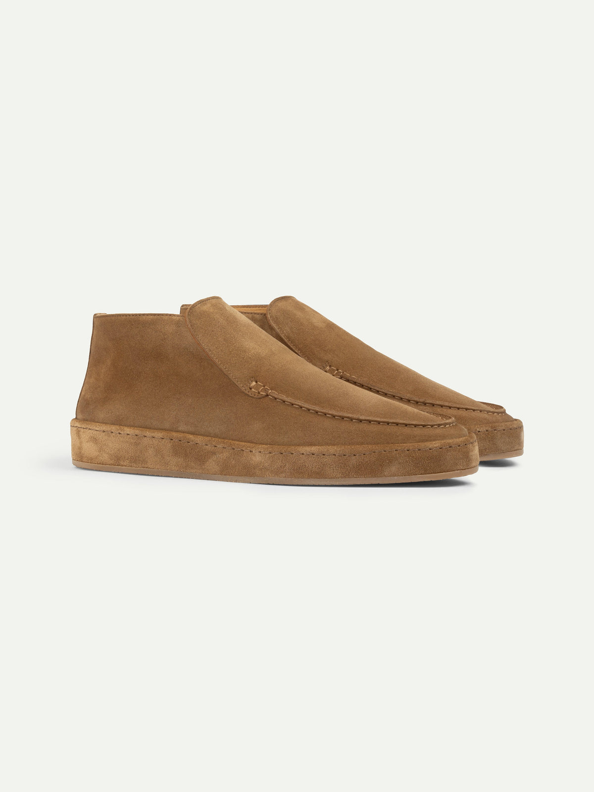 Beige Voyager Asolo Boot with Fur