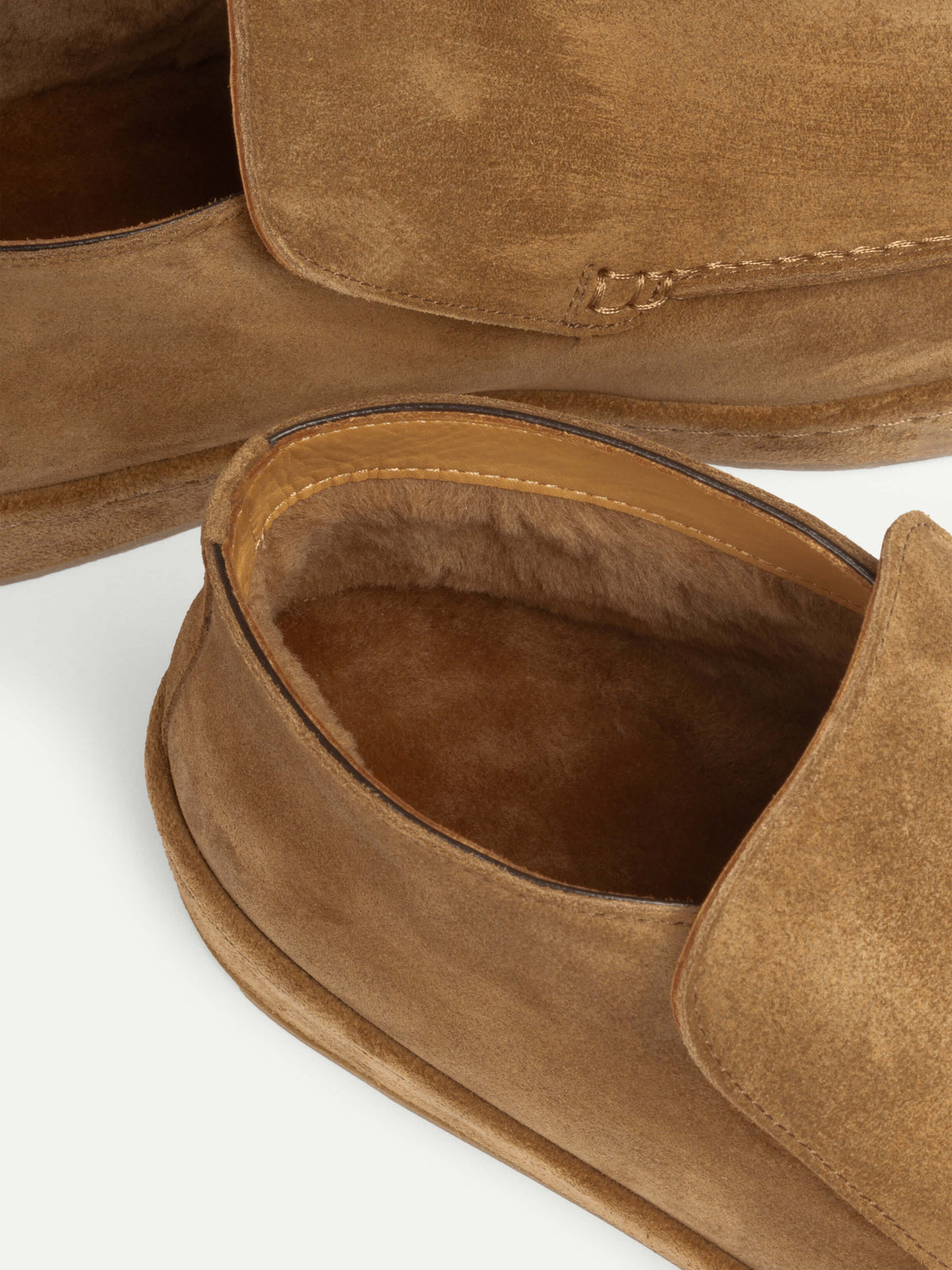 Beige Voyager Asolo Boot with Fur