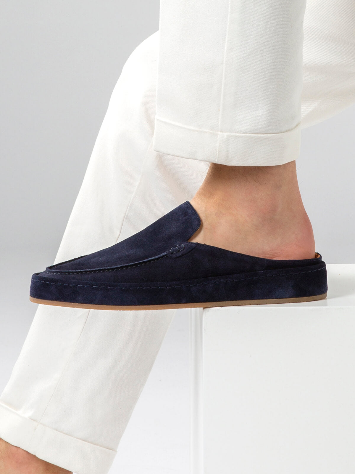 Navy Nomade Slipper