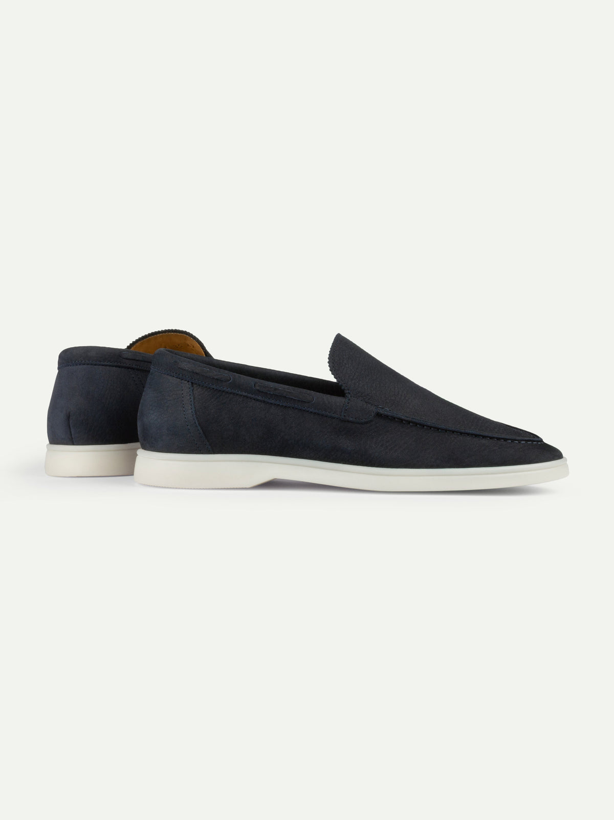Navy Nubuck Marina Loafers