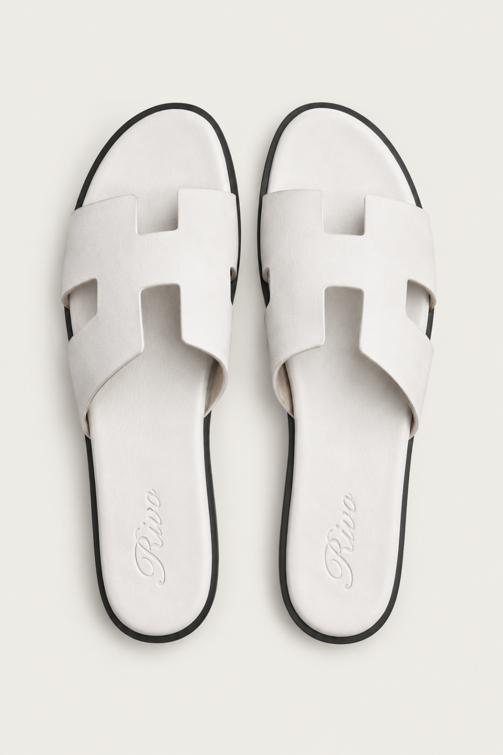 Positano Leather Sandal White