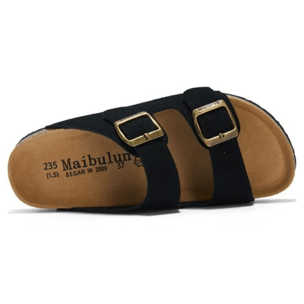 Maibulun Suede Sandals - Black
