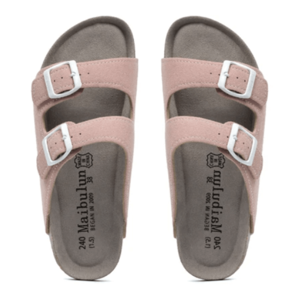 Maibulun Suede Sandals - Pink