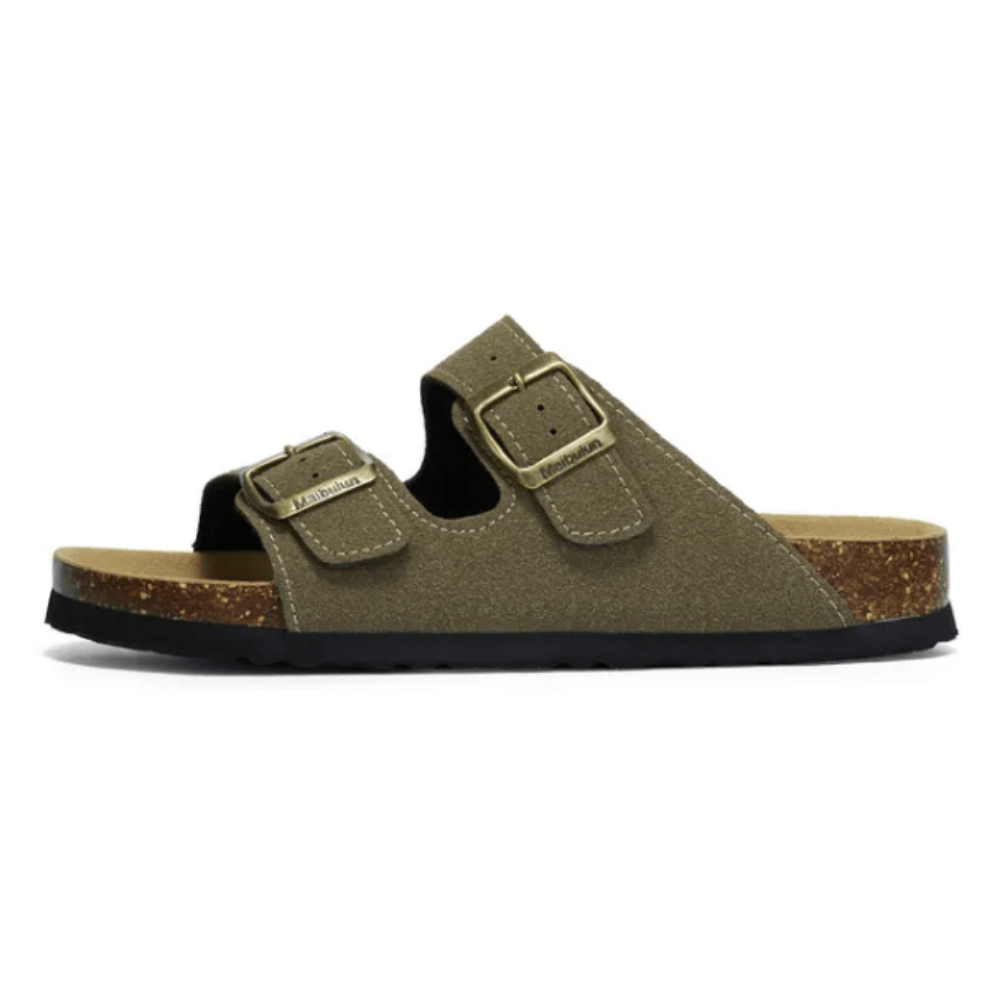Maibulun Suede Sandals - Moss Green