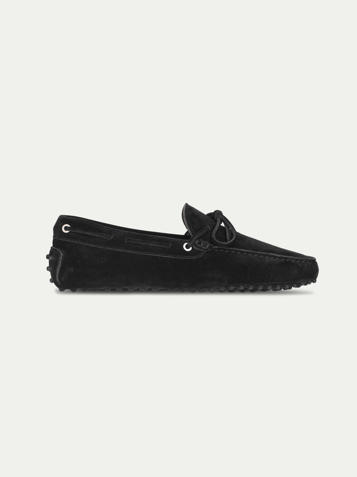 Black Suede City Driver Shoes