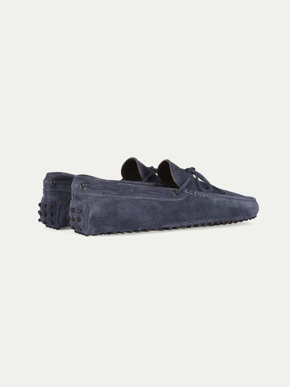Steel Blue Suede City Driver Shoes