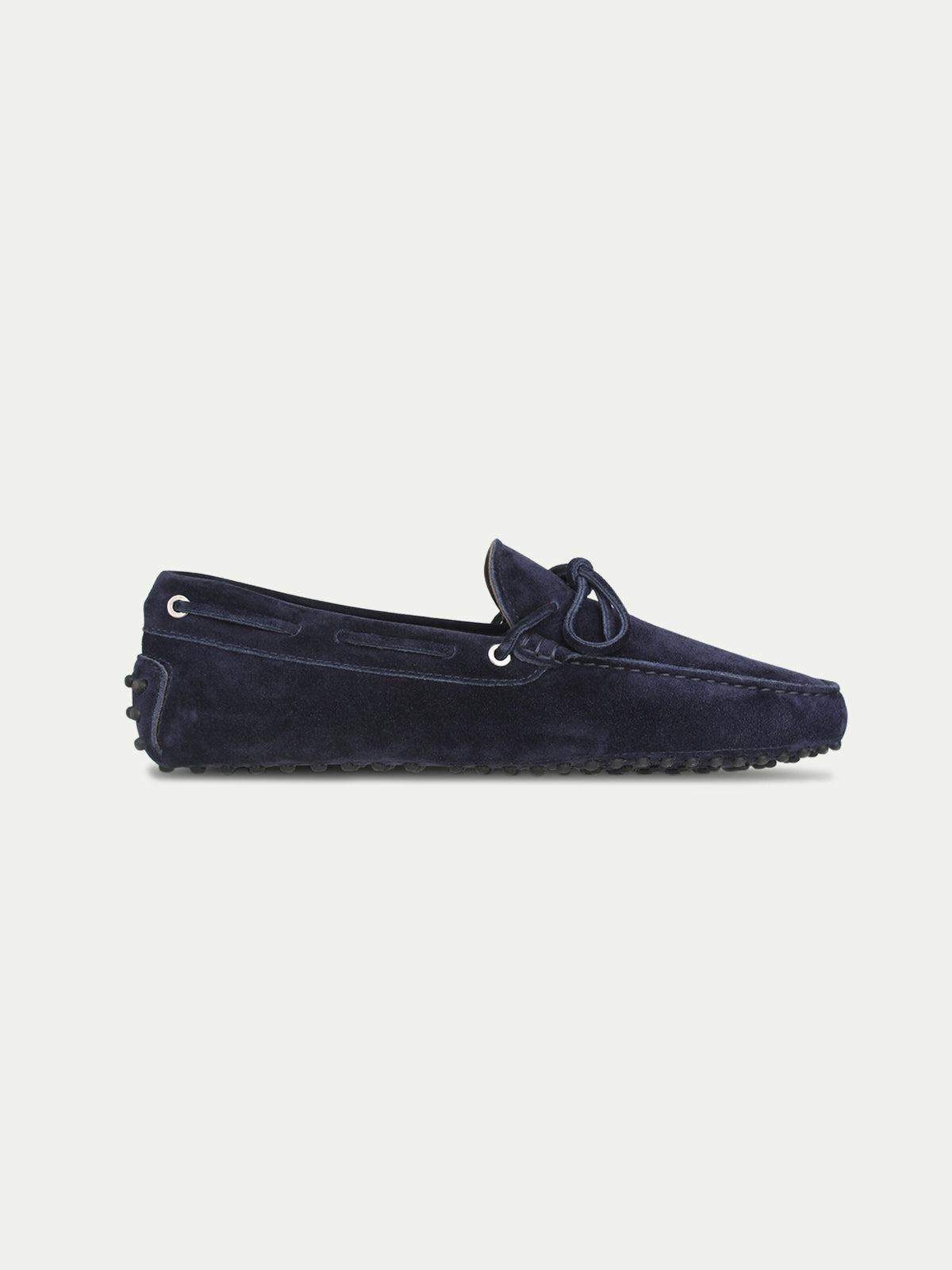 Navy Suede City Driver Shoes