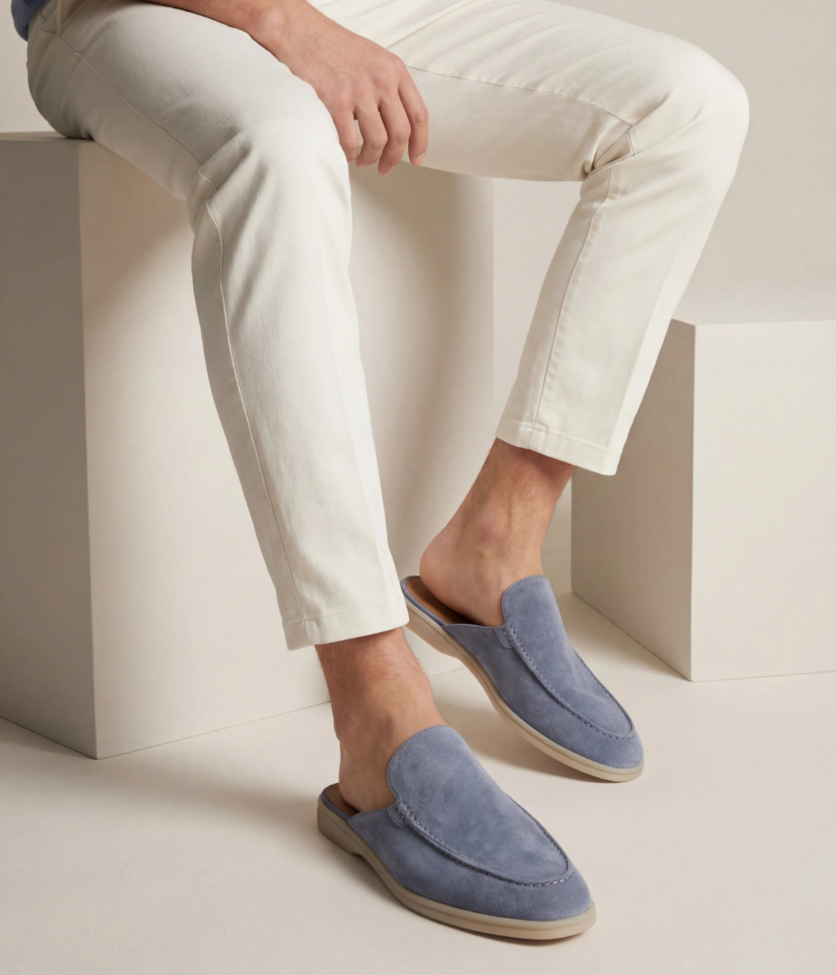 Baby Blue Milano Slide