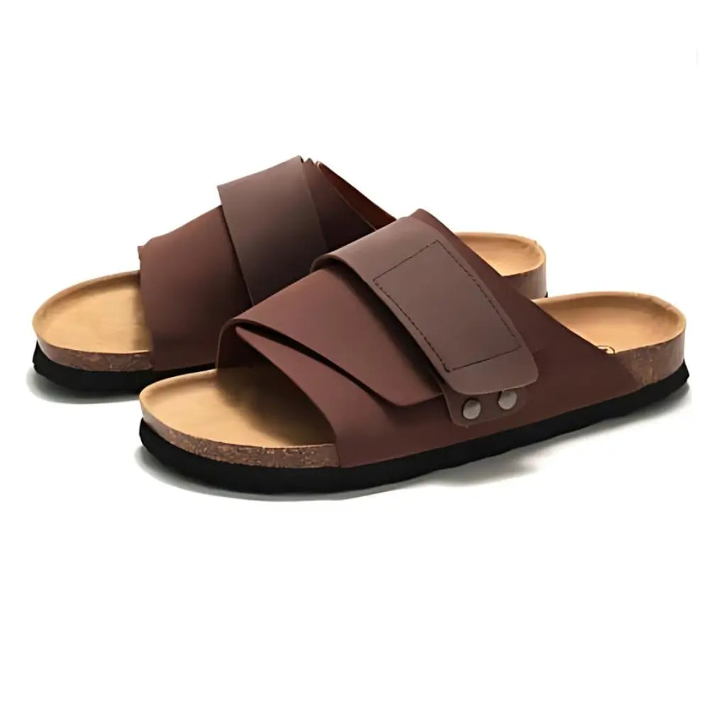 Salerno Sandals - Dark Brown