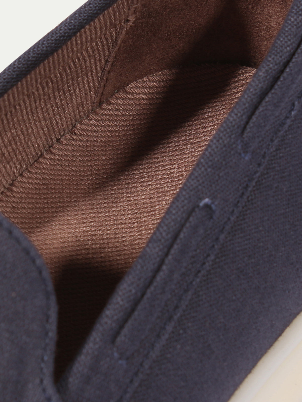 Navy Linen Marina Loafers