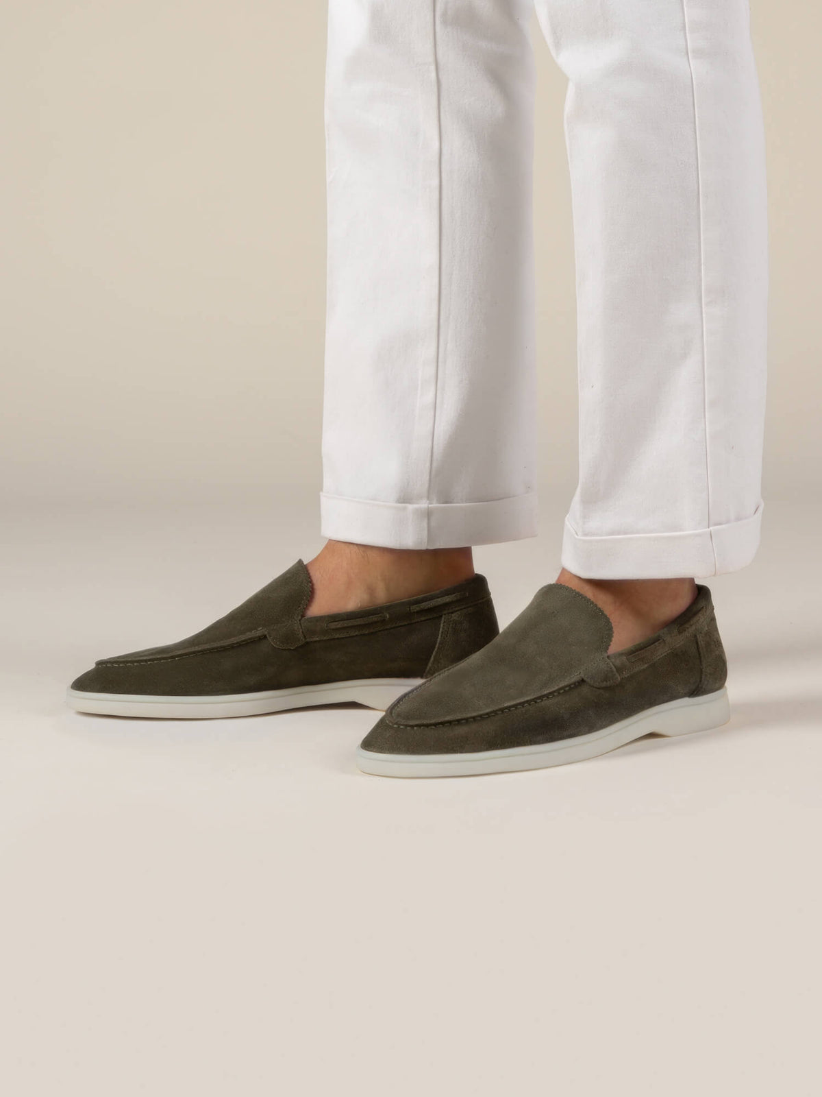 Olive Marina Loafers