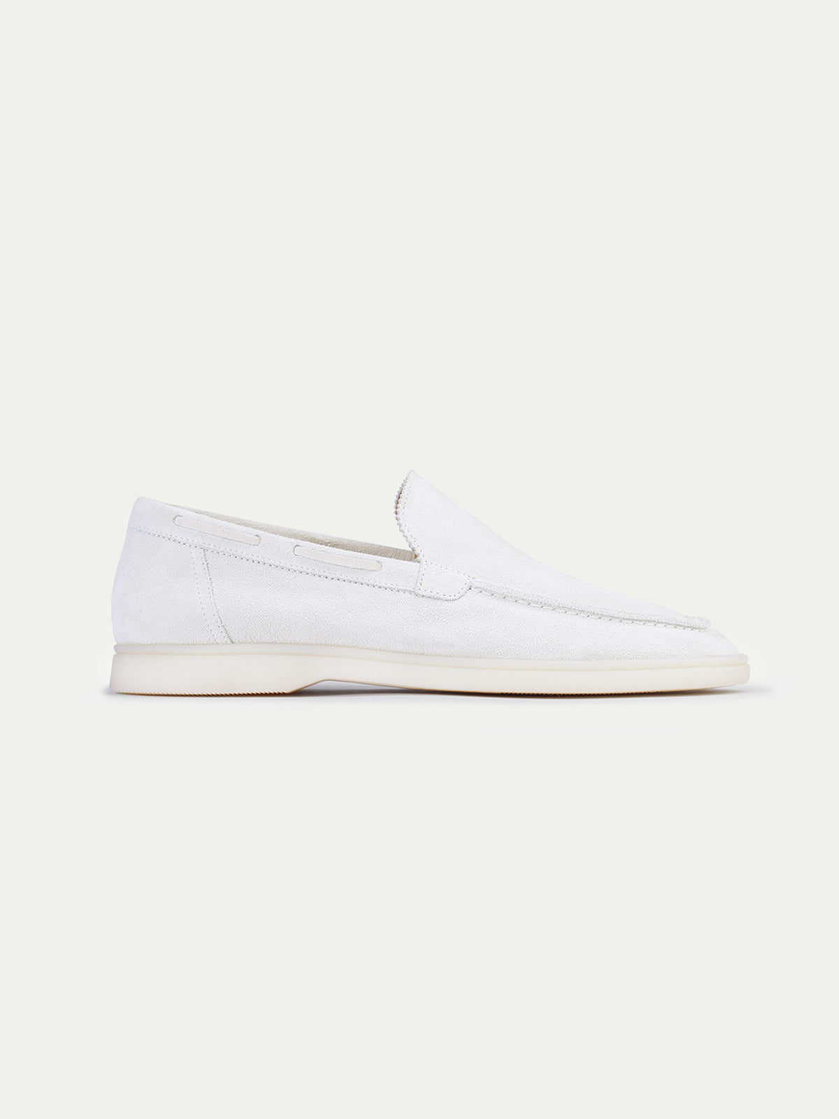 White Marina Loafers