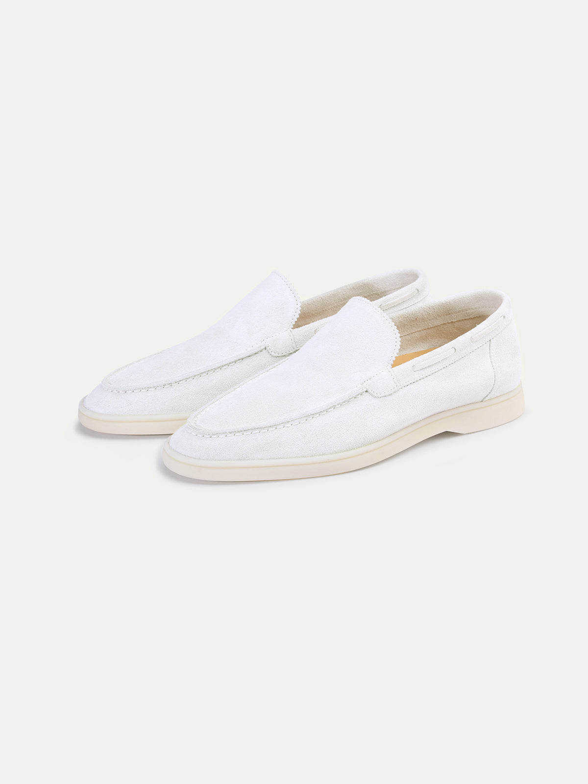 White Marina Loafers
