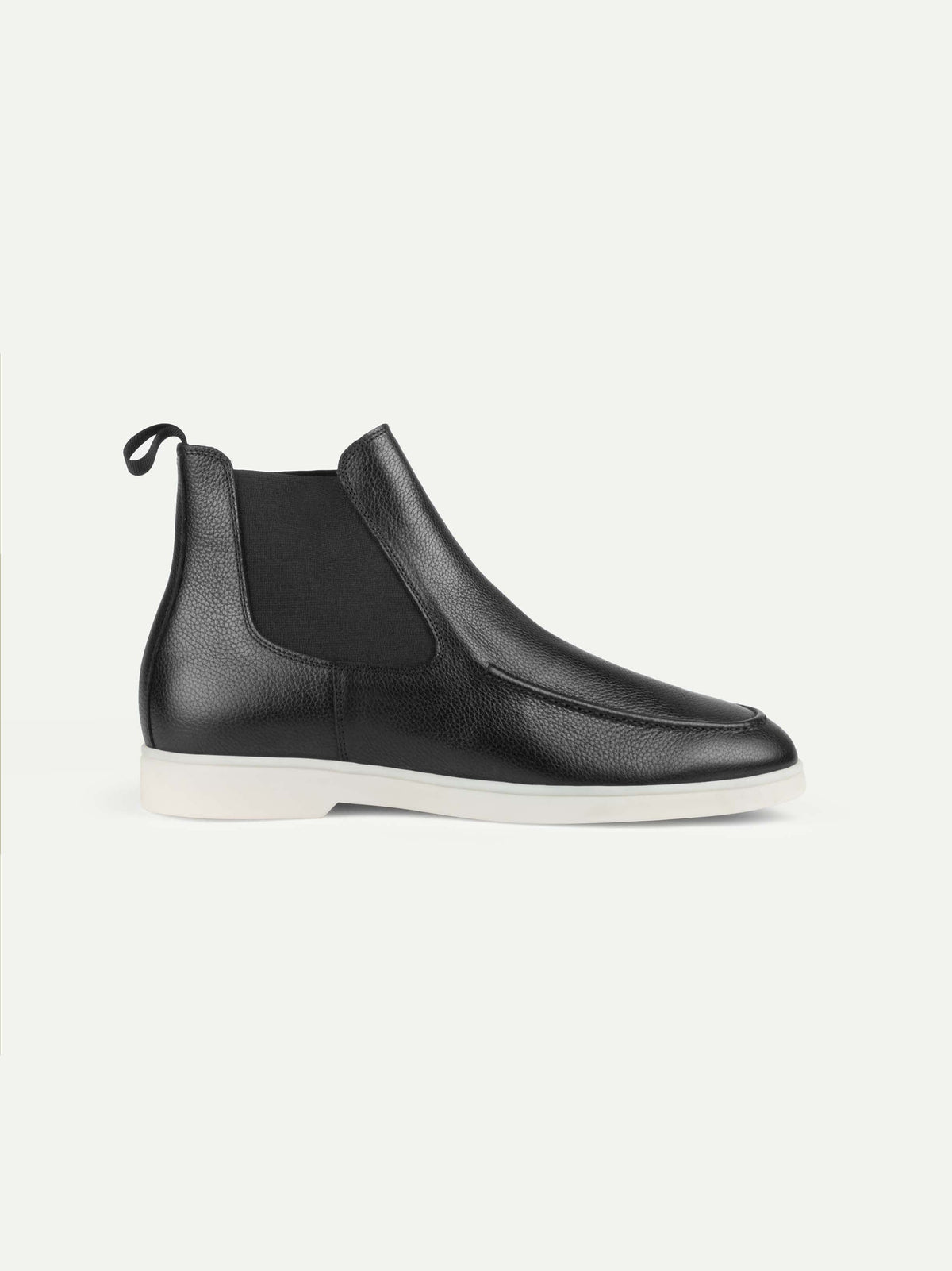 Belviso Chelsea Boots Black Grain