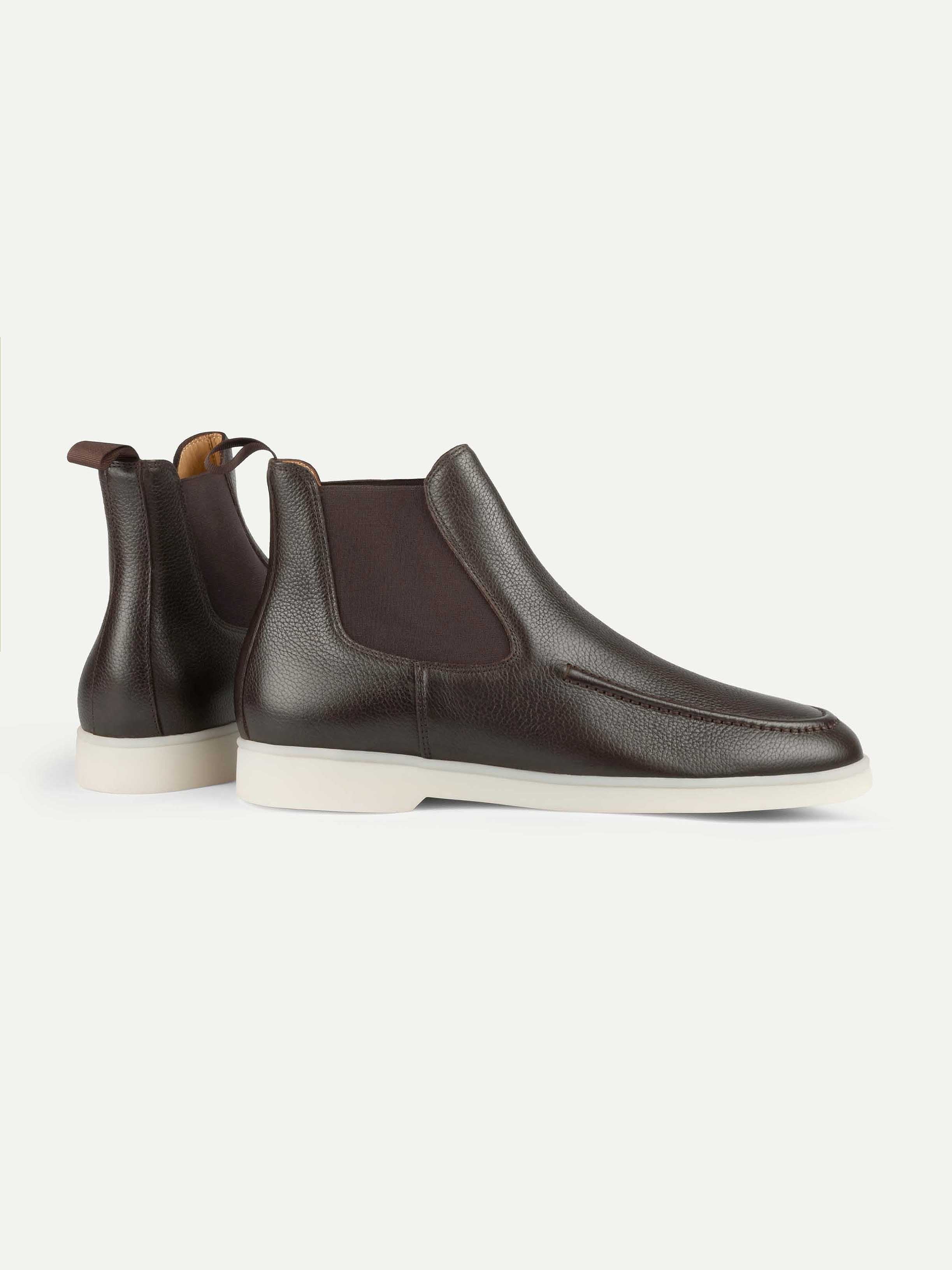 Belviso Chelsea Boots Brown Grain