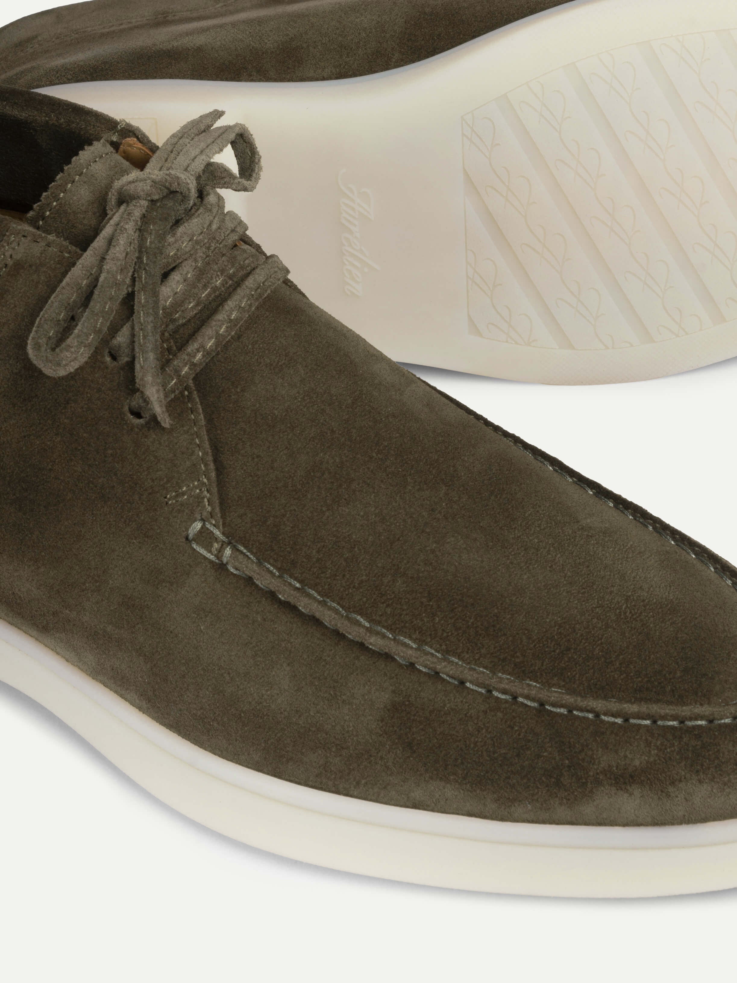 Olive Suede Cortina Boot