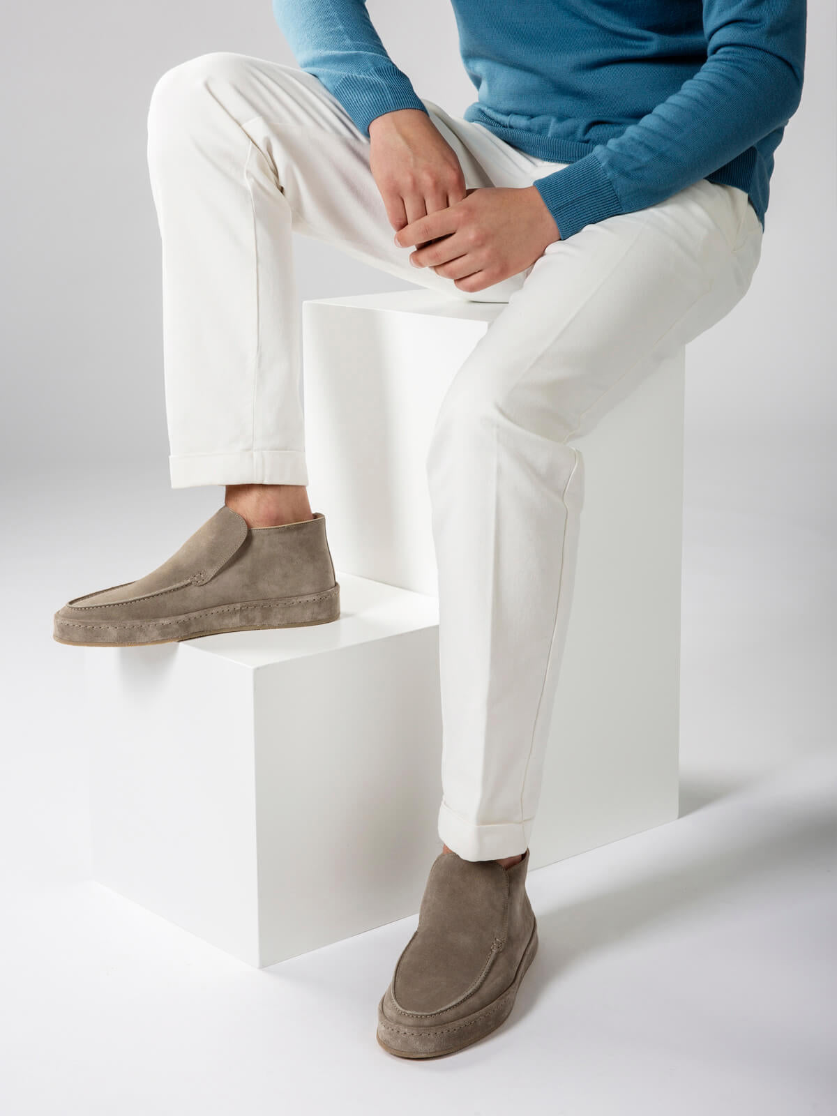 Light Grey Voyager Asolo Boot