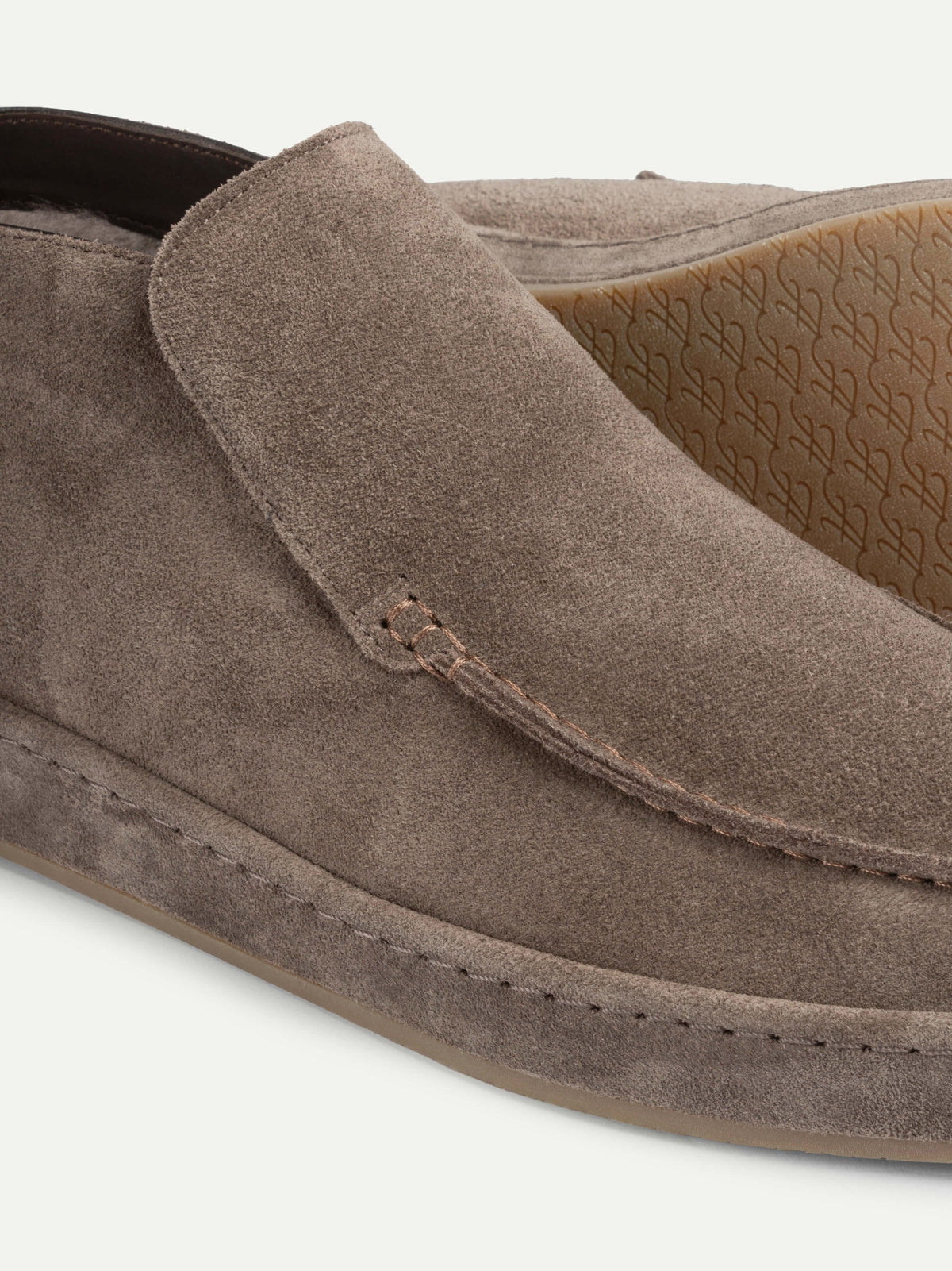 Ash Grey Voyager Asolo Boot with Fur