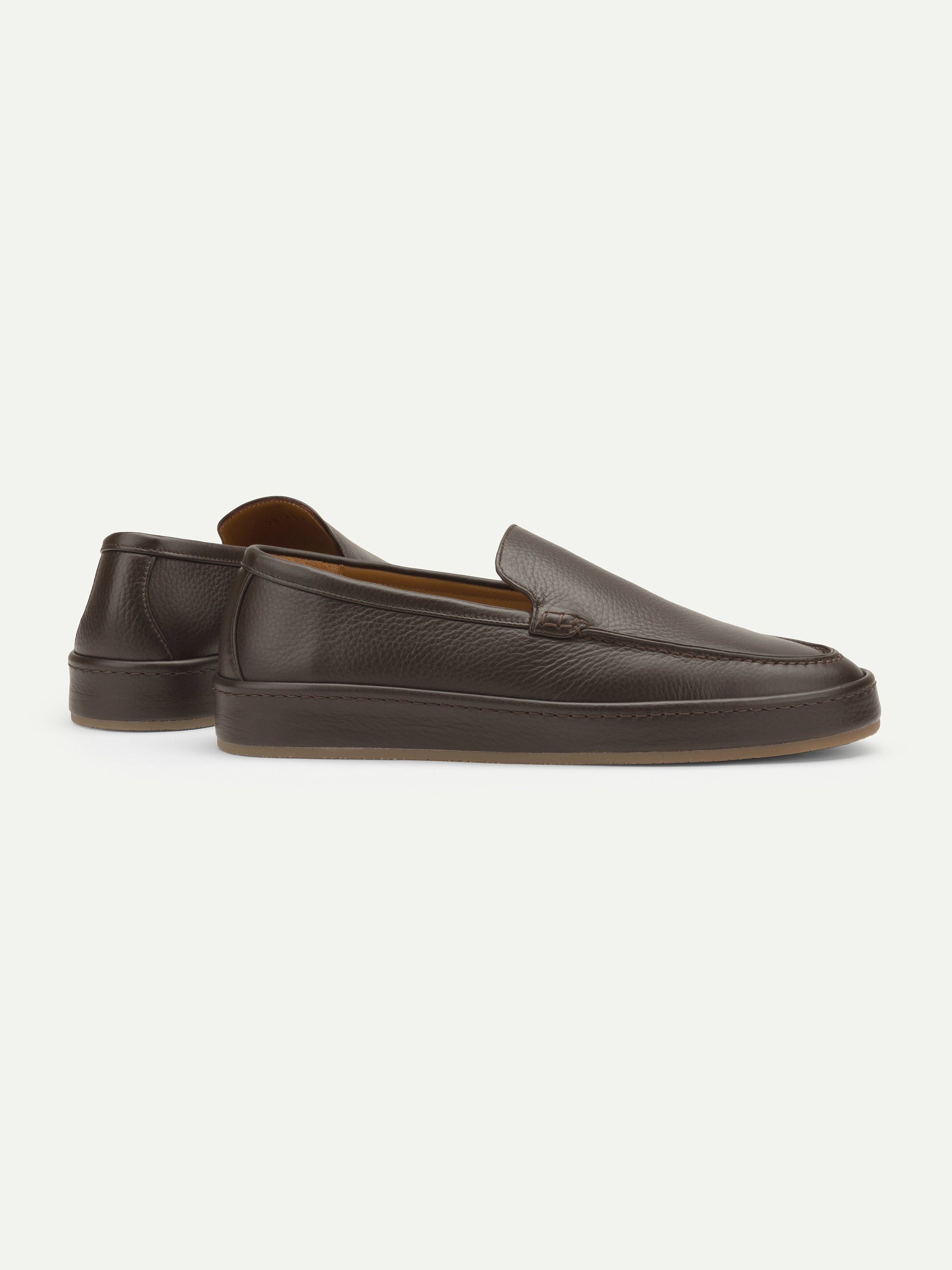Brown Grain Nomade Loafer