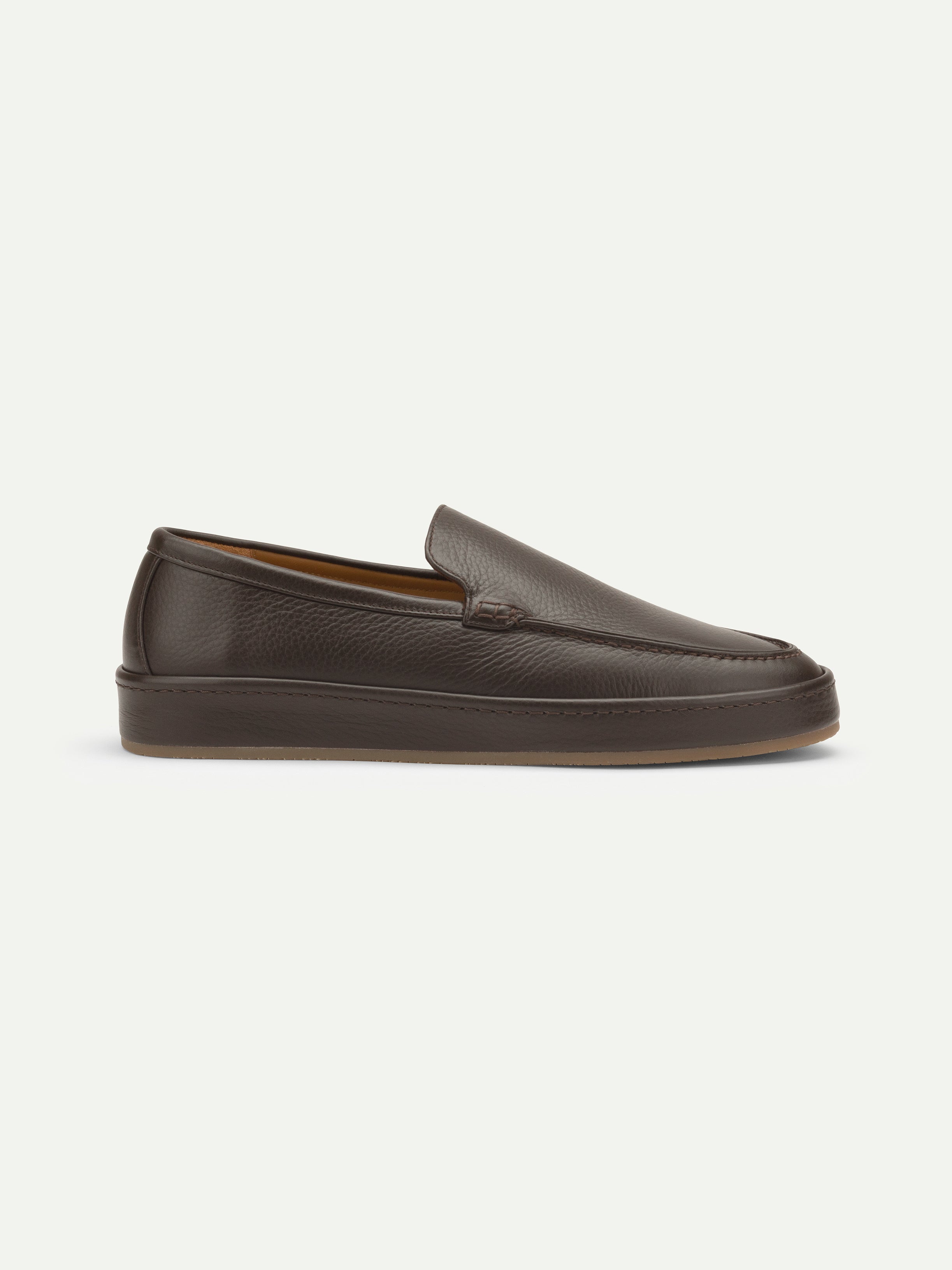 Brown Grain Nomade Loafer