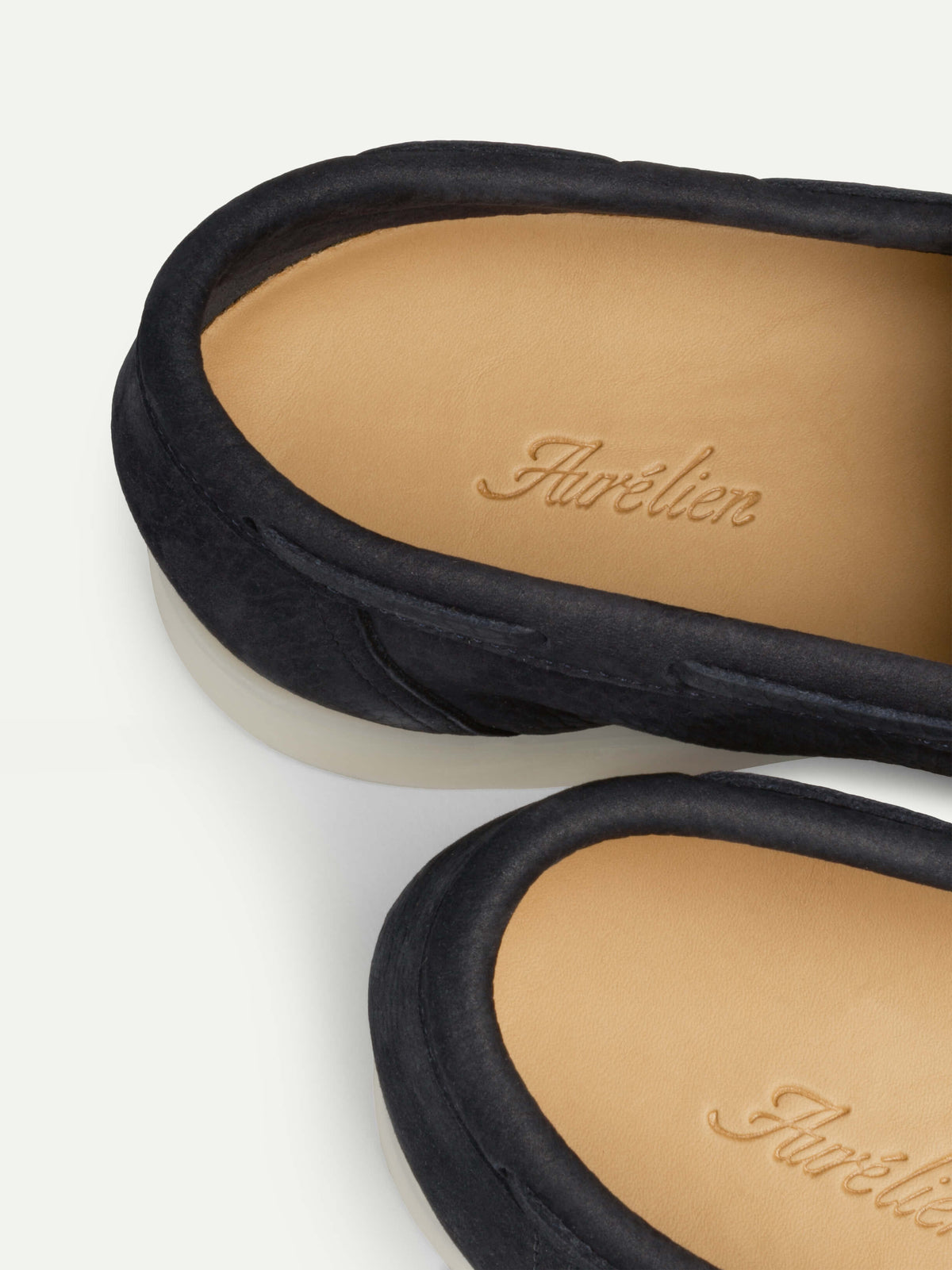 Navy Nubuck Marina Loafers