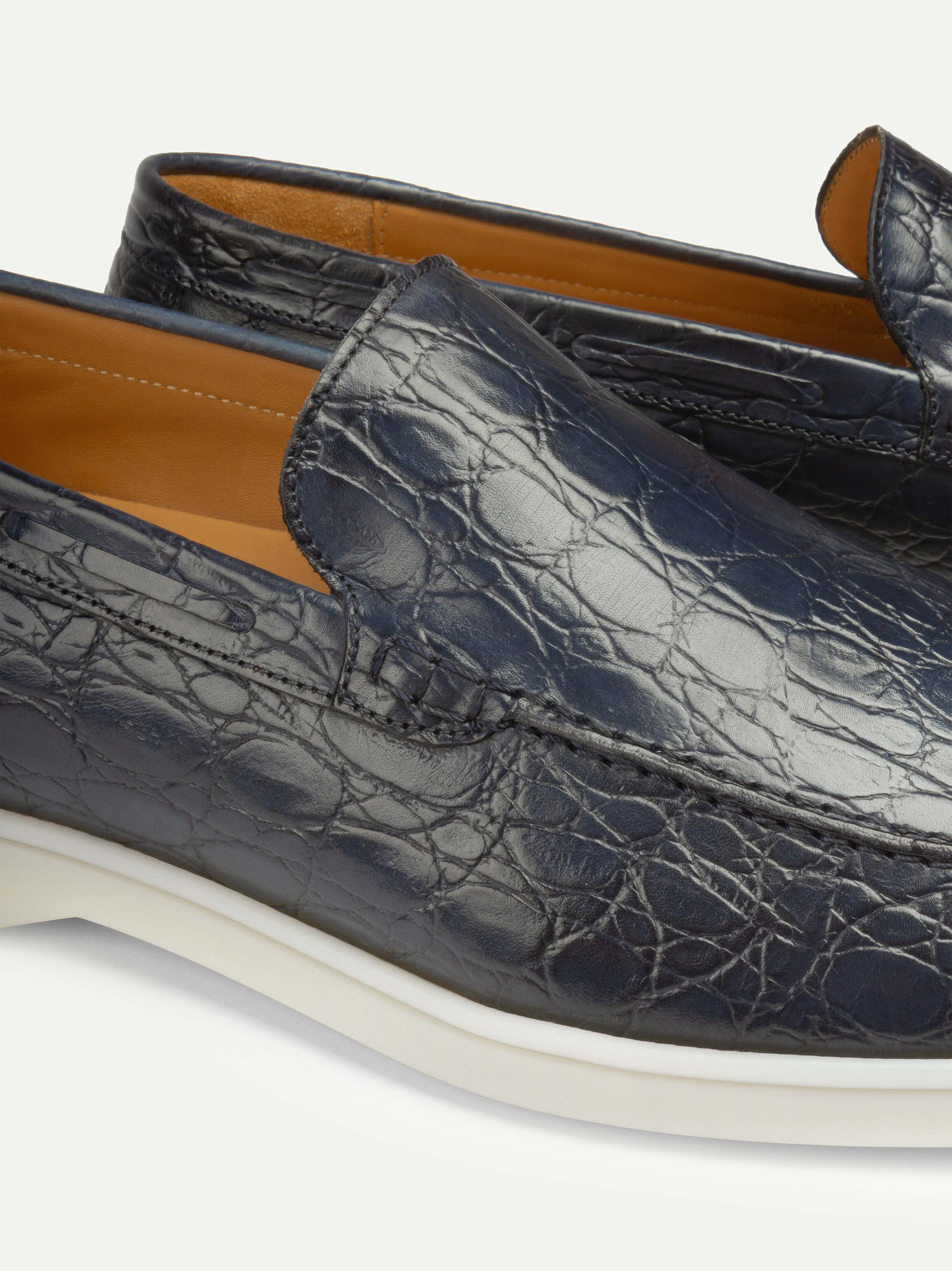 Navy Marina Loafers