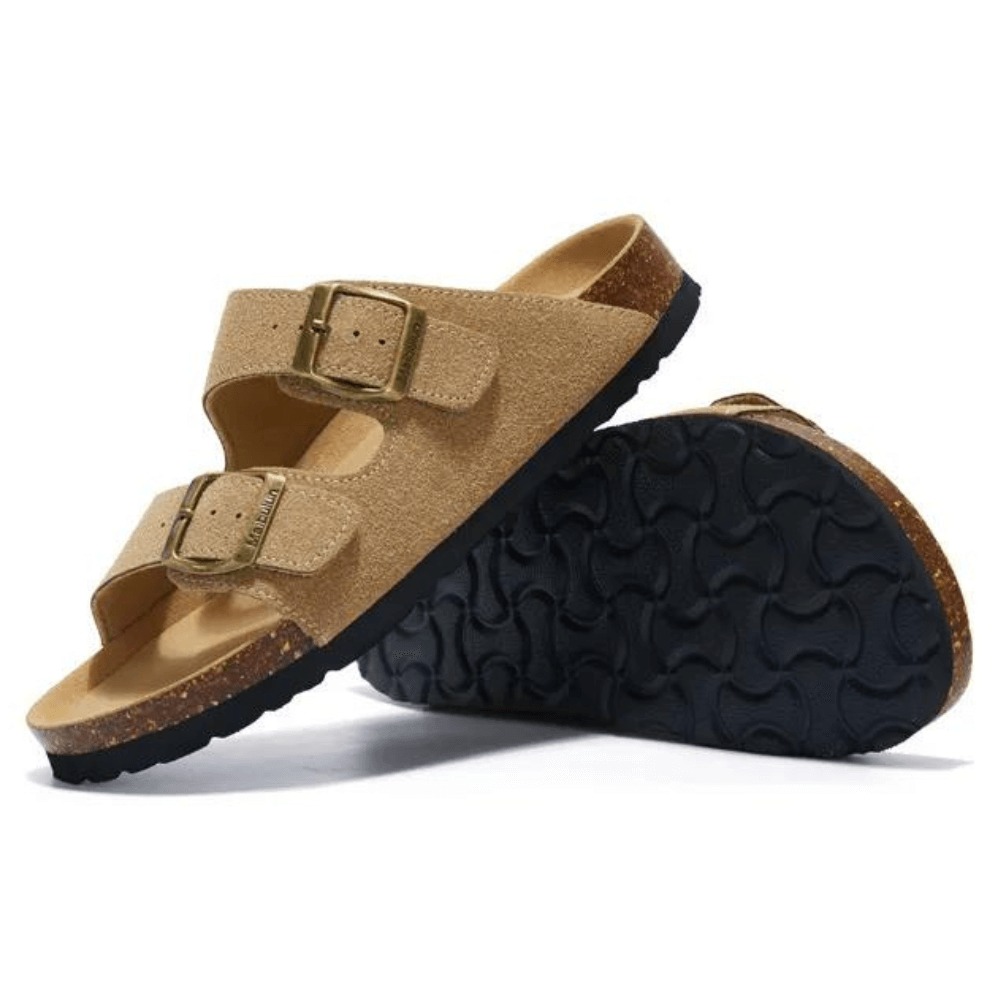 Maibulun Suede Sandals - Light Brown