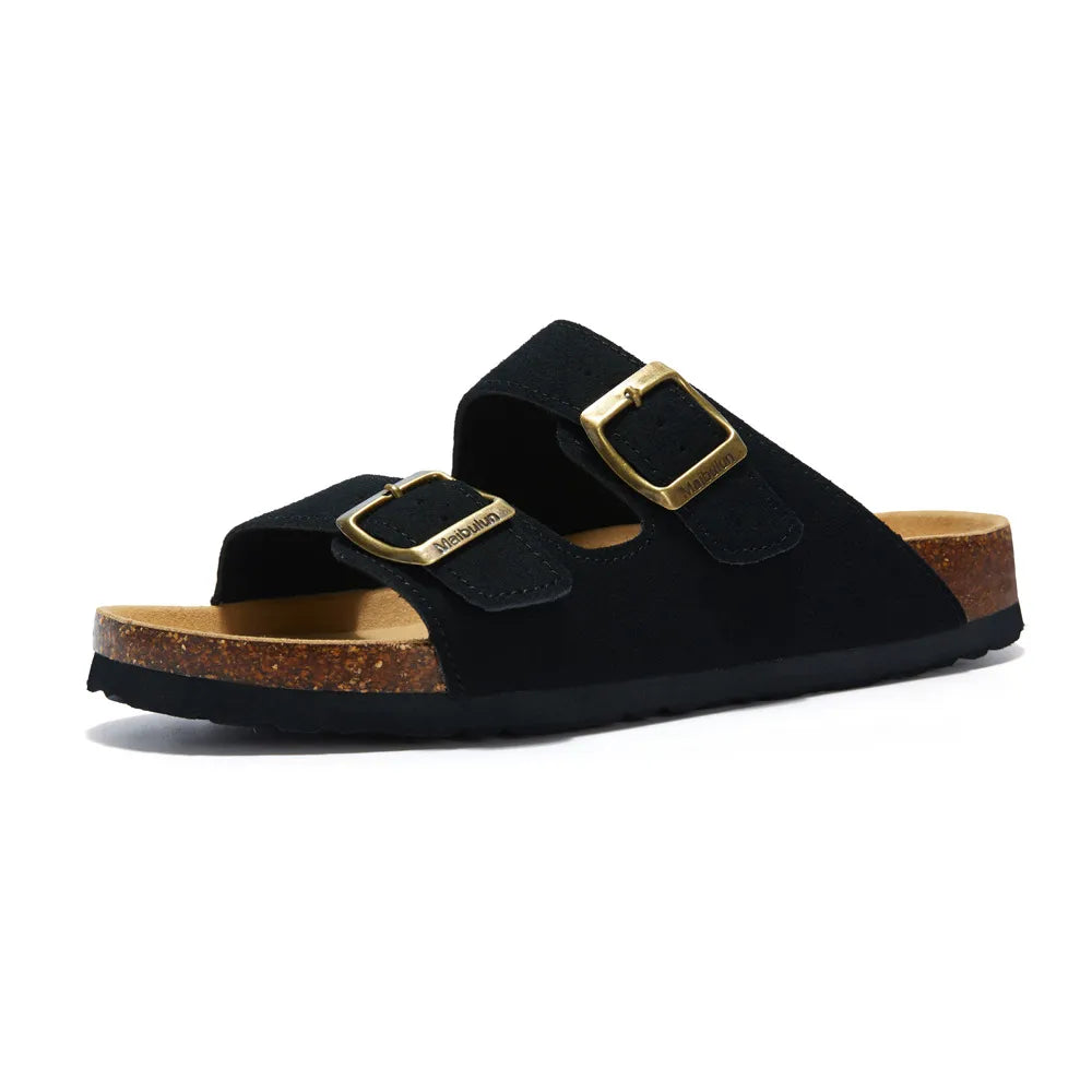Maibulun Suede Sandals - Black