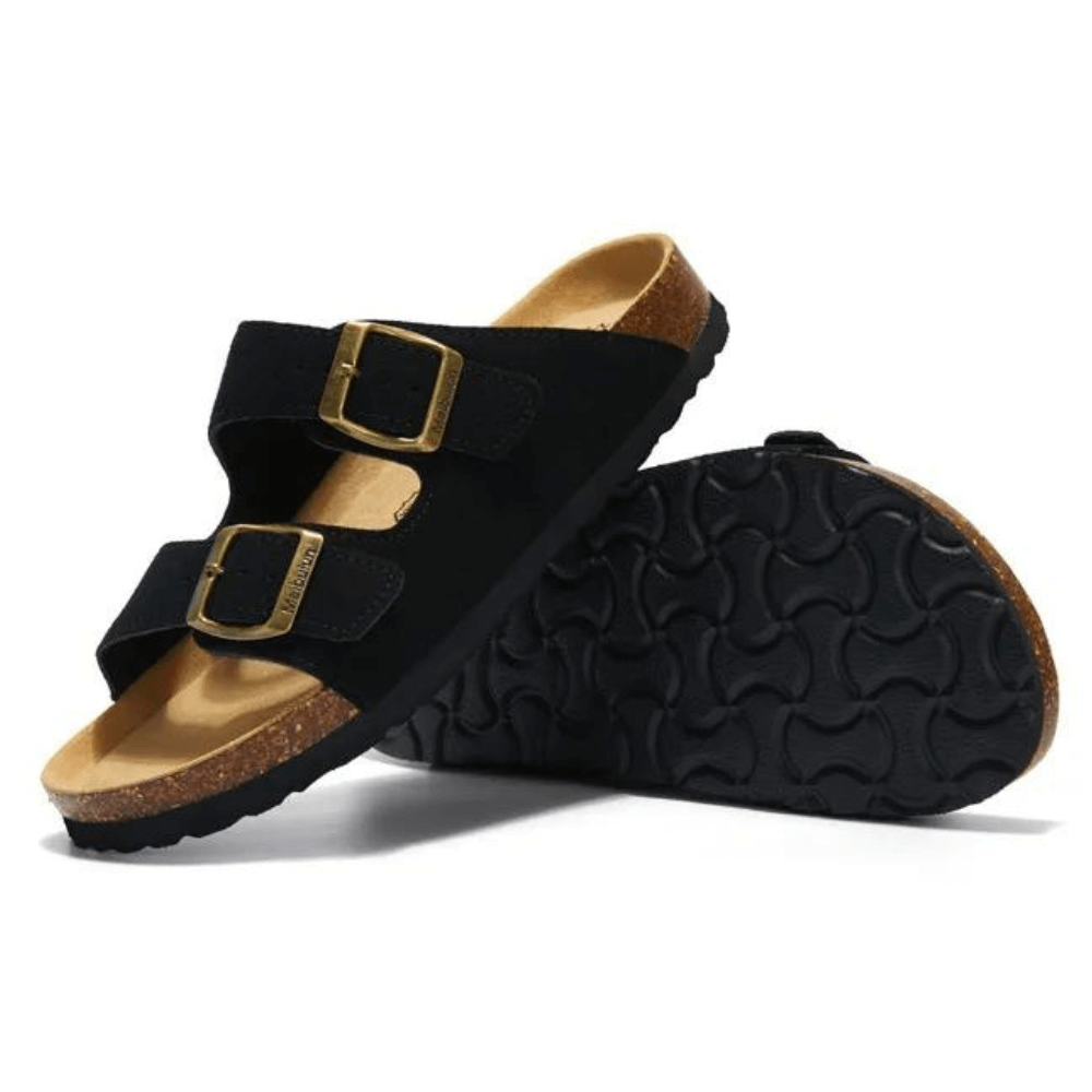Maibulun Suede Sandals - Black