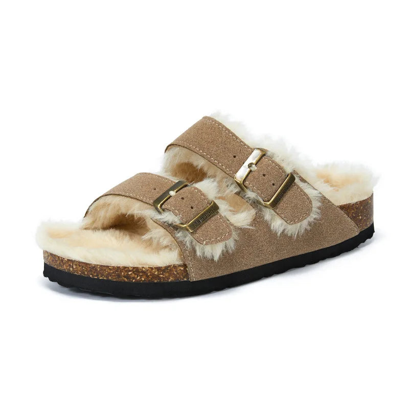 Fluffy Sandals - Sand