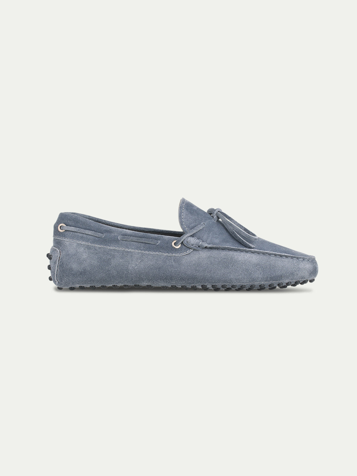 Light Blue Suede City Driver Shoes