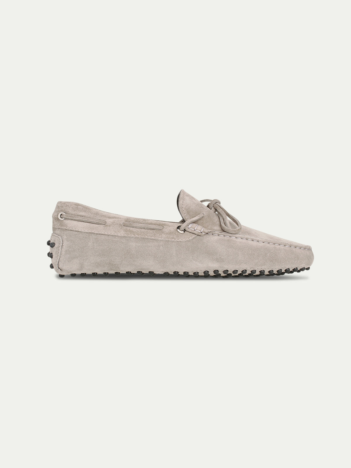 Light Grey Suede City Driver Shoes