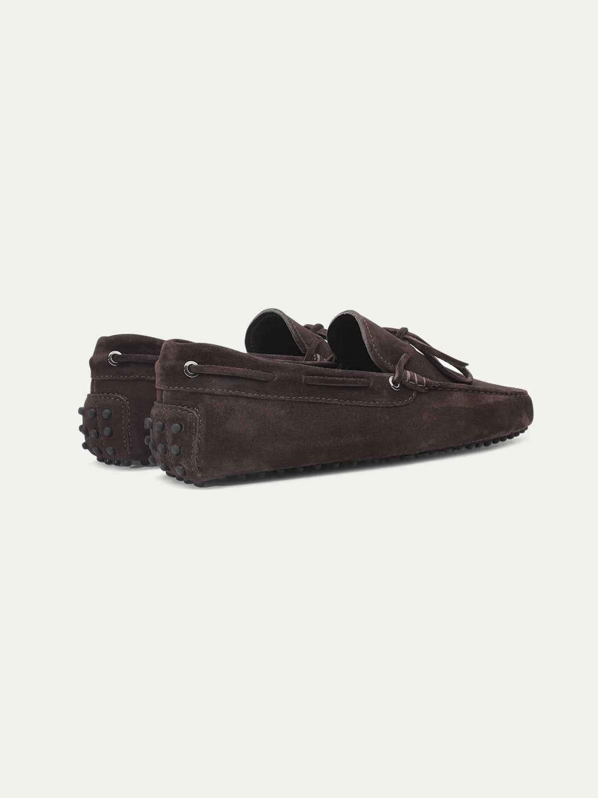 Warm Grey Suede City Driver Shoes