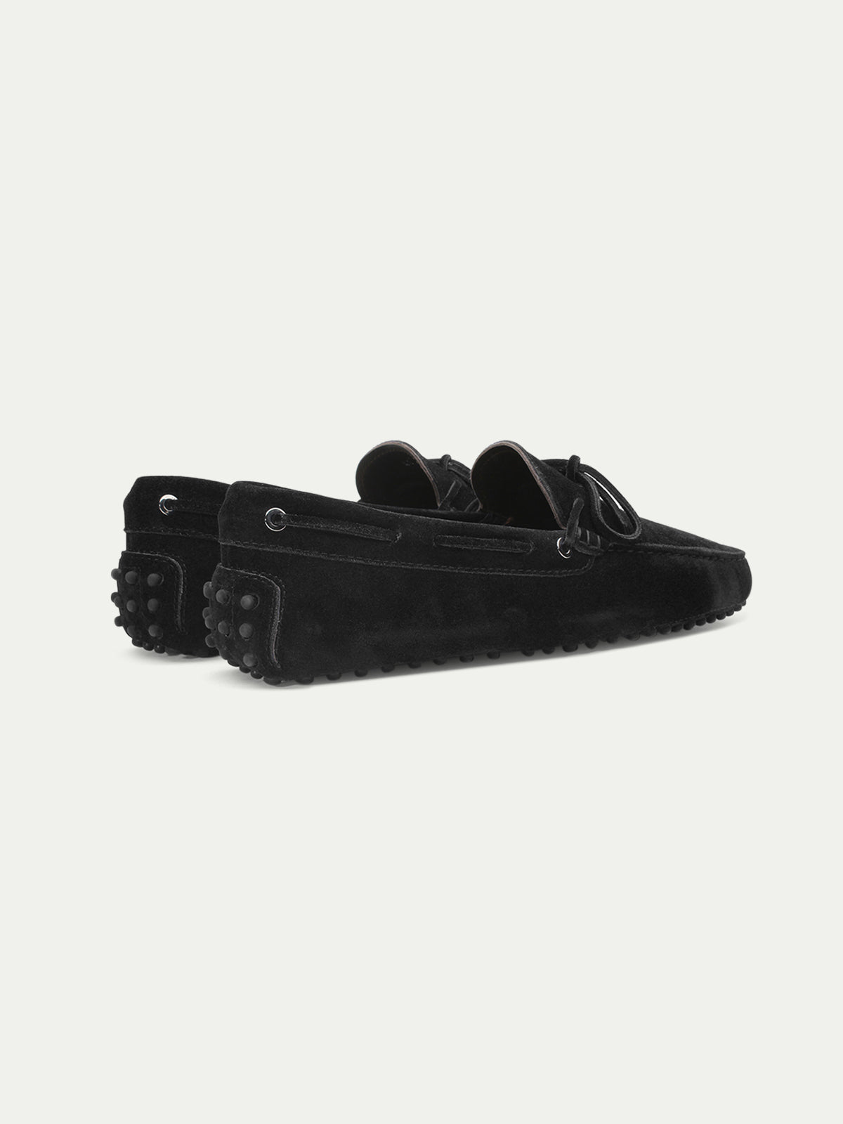 Black Suede City Driver Shoes