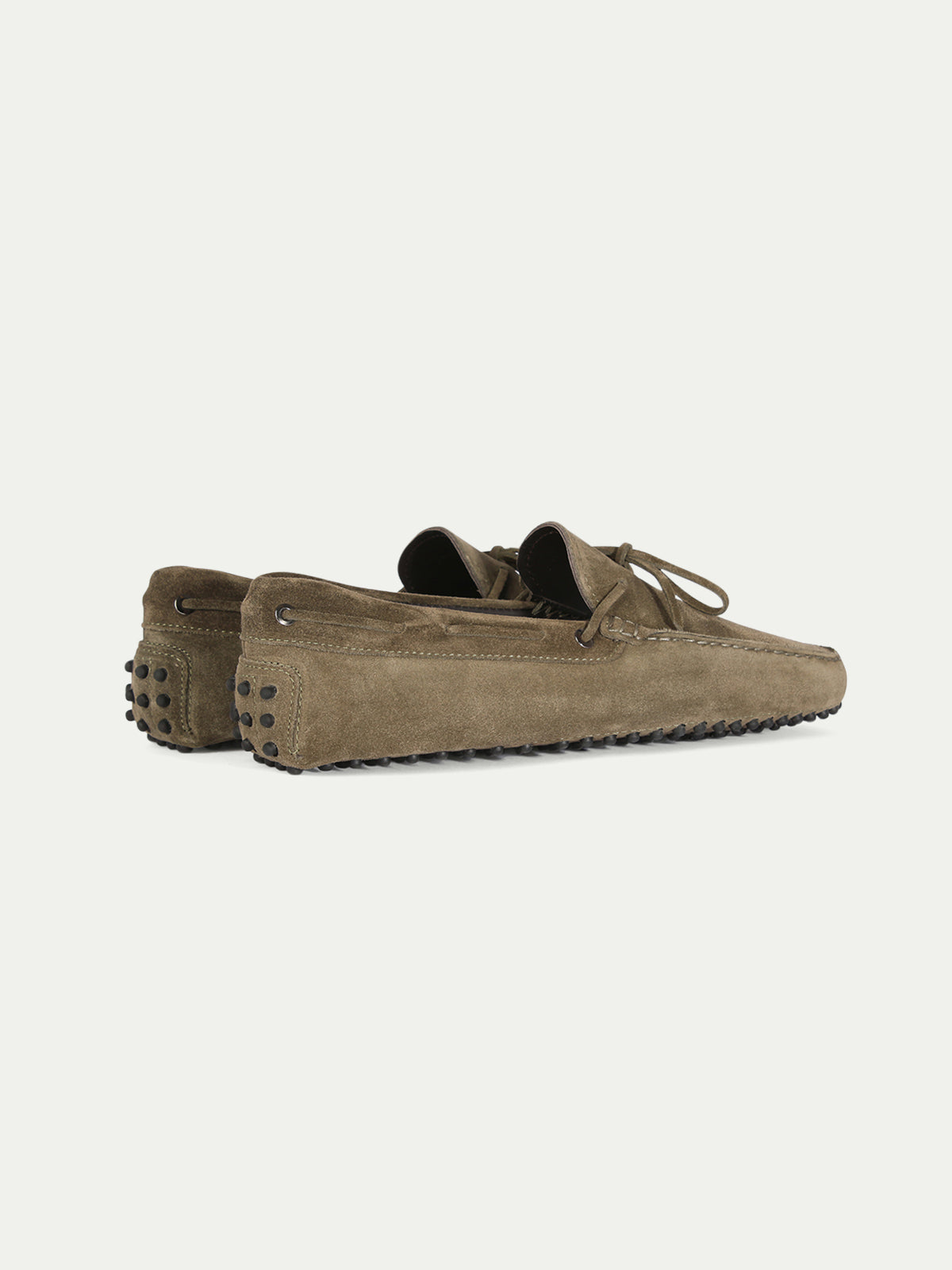 Olive Suede City Driver Shoes