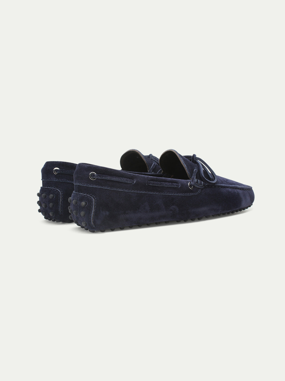 Navy Suede City Driver Shoes