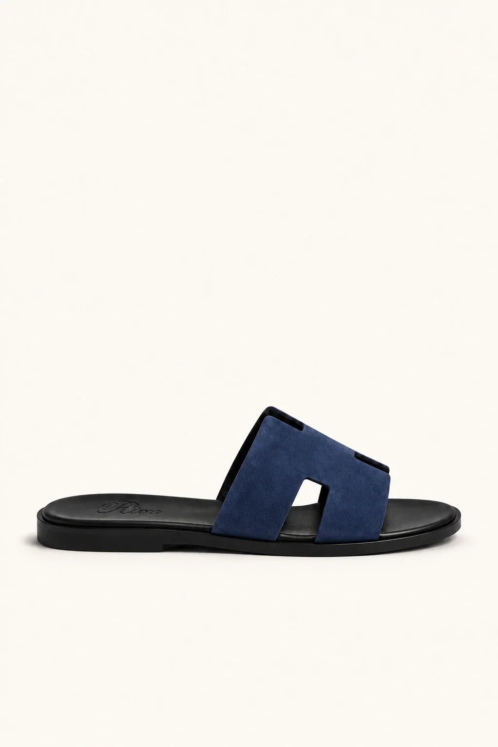 Coastal Suede Sandal Navy