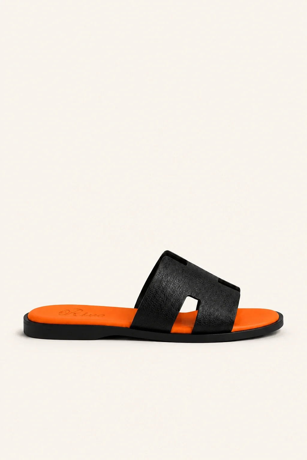Sorrento Leather Sandal Orange